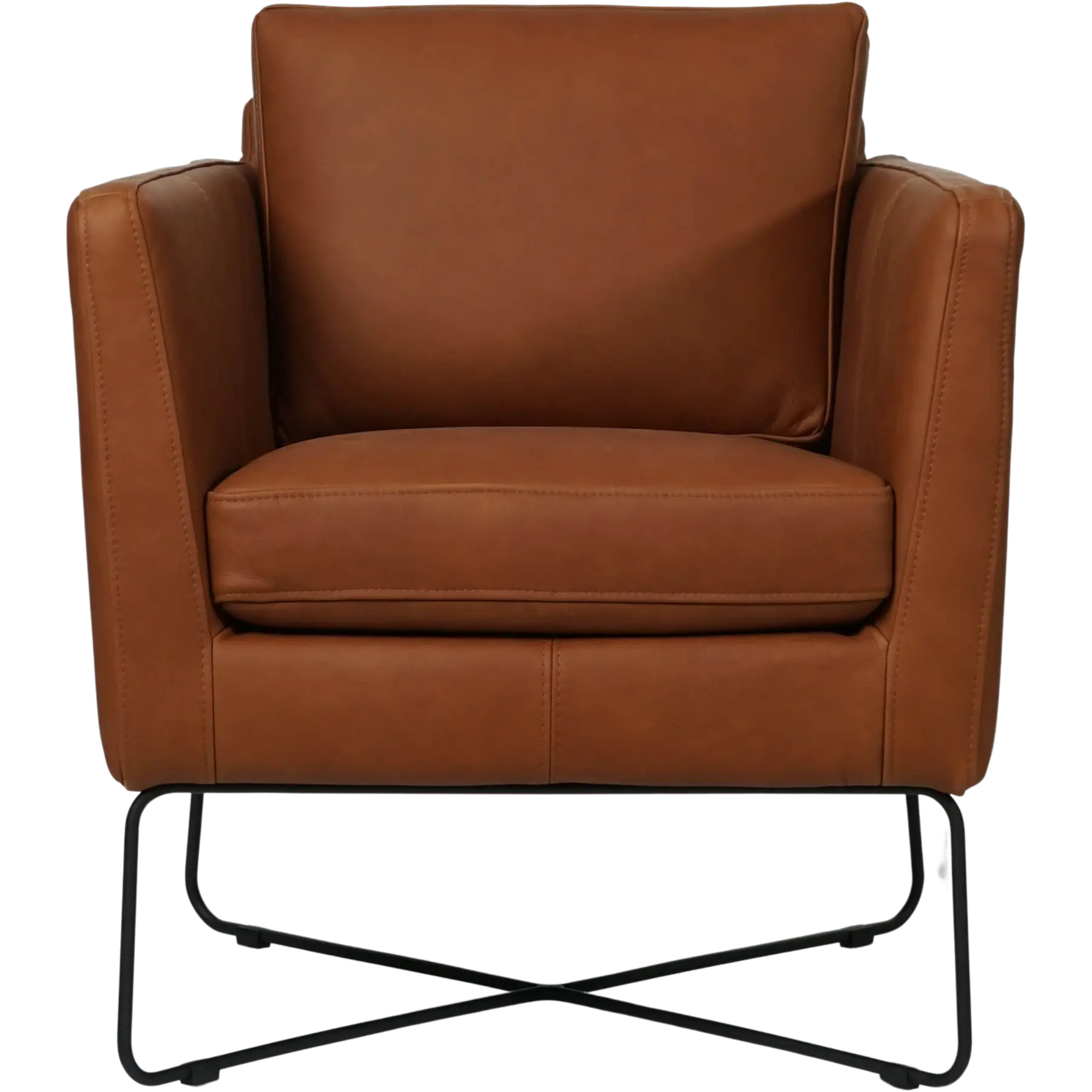afbeelding van Leren fauteuil Crossover - Rancho Cognac (cognac)