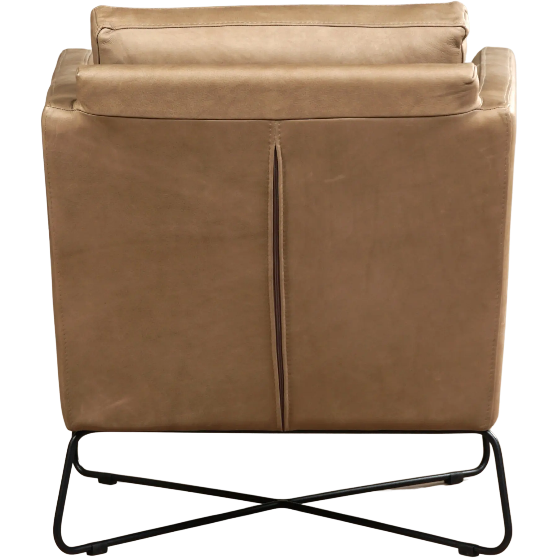 afbeelding van Leren fauteuil Crossover - Rancho Stone (grijs/bruin)