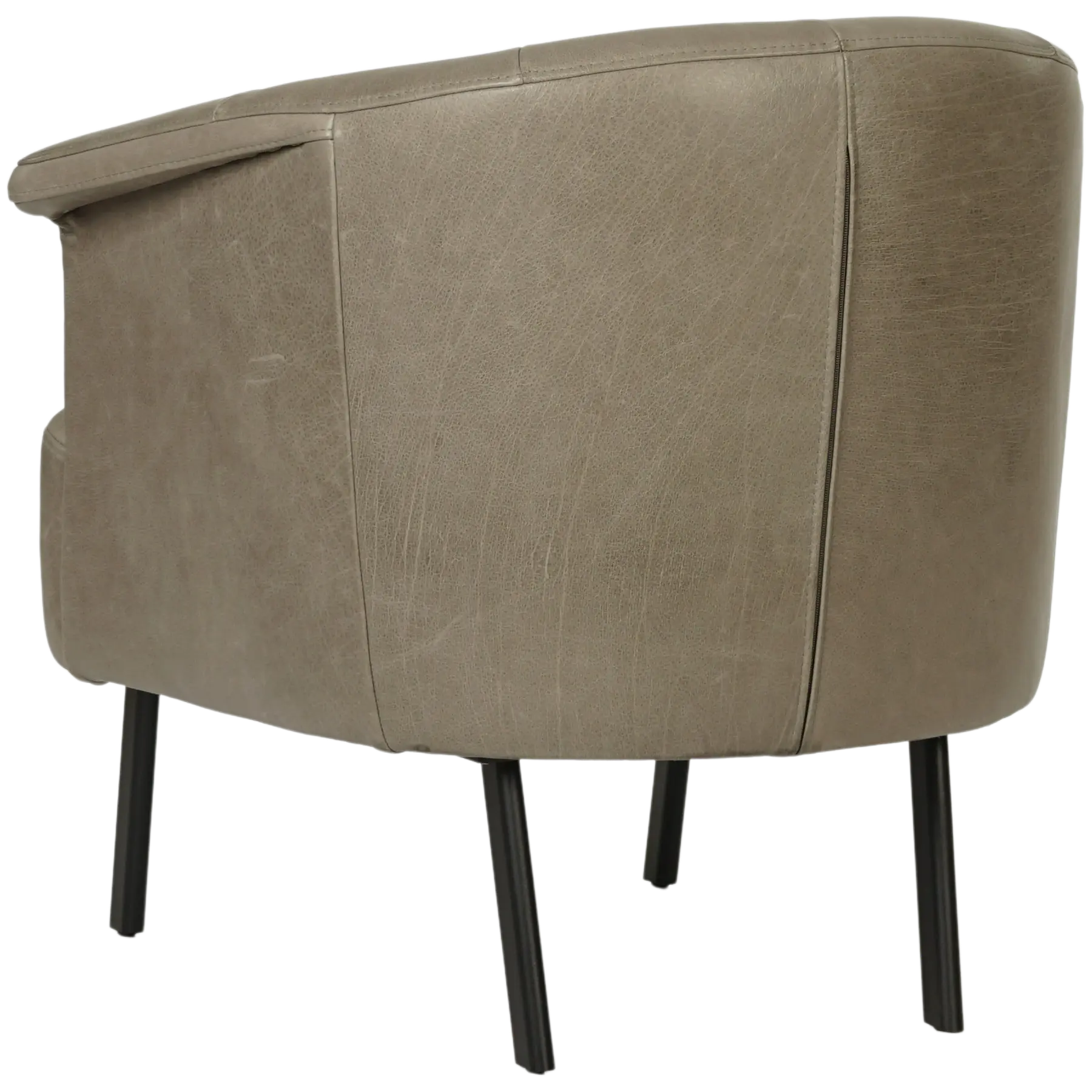 afbeelding van Leren fauteuil Embrace - Vintage Stone (grijs)