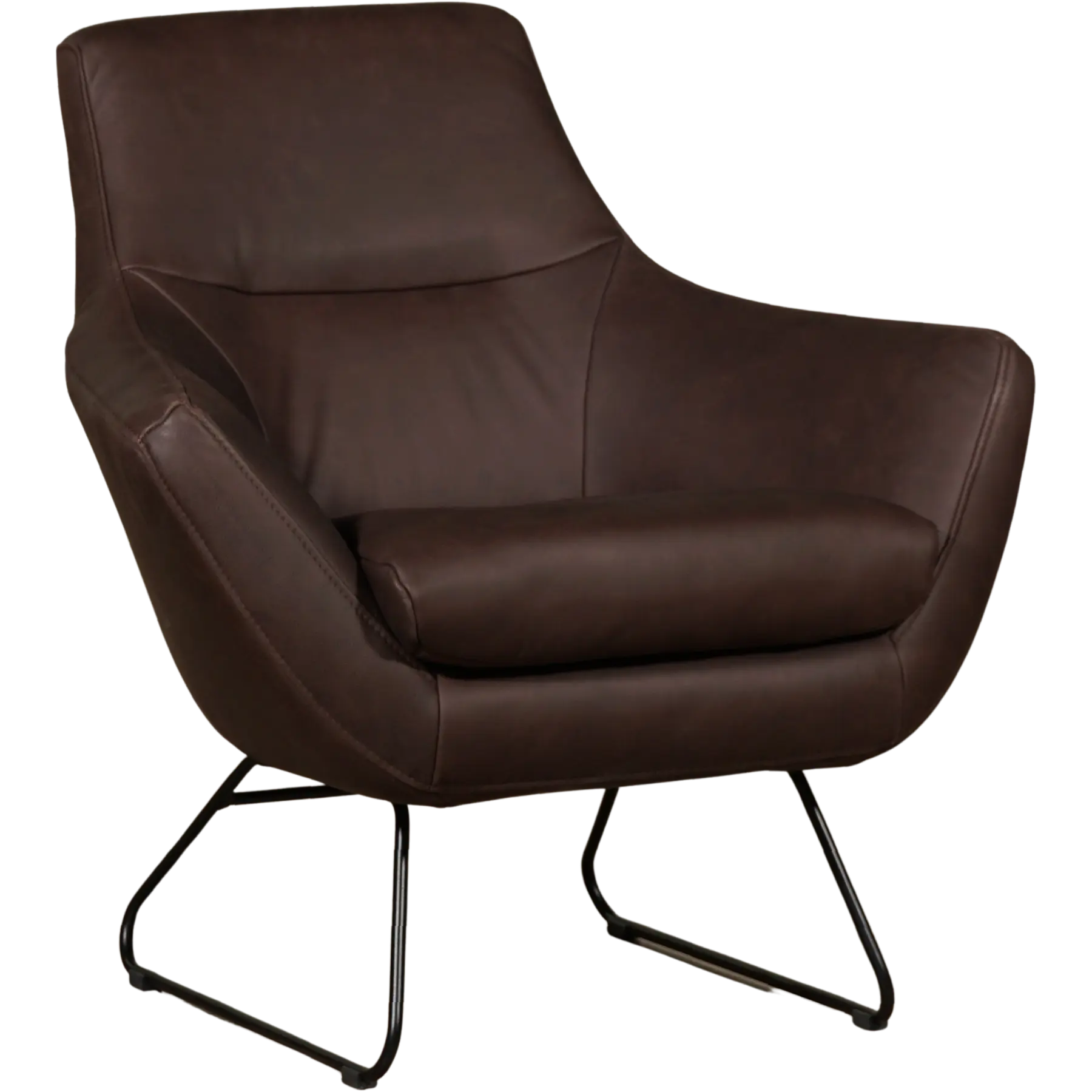 afbeelding van Leren fauteuil Fame