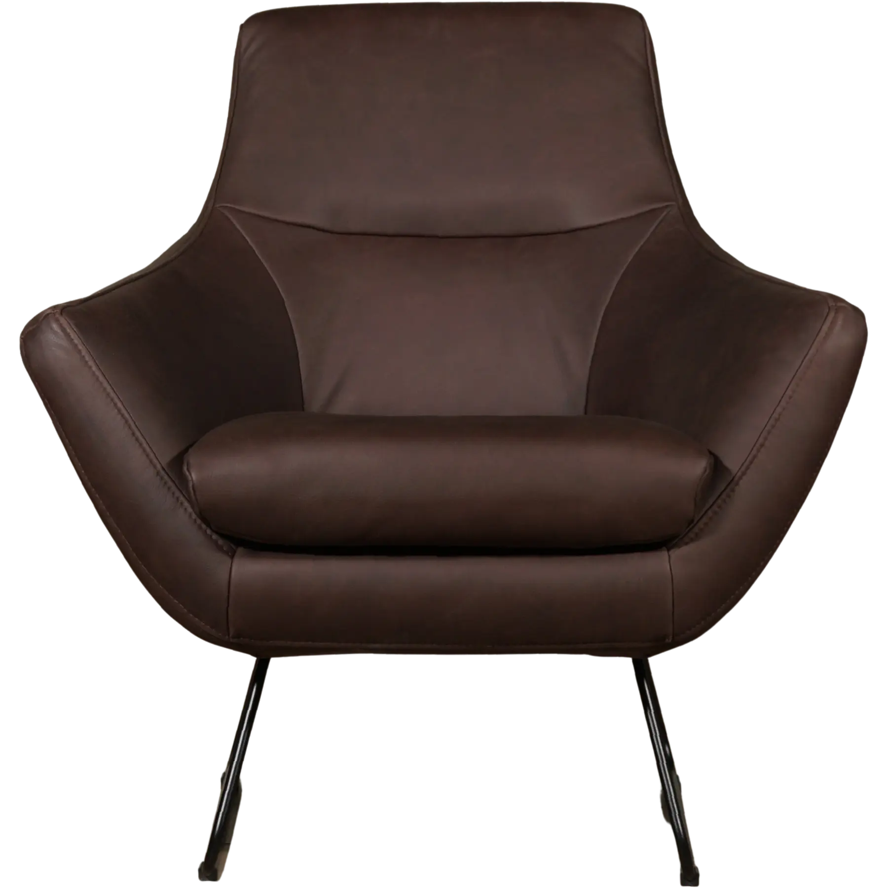 afbeelding van Leren fauteuil Fame