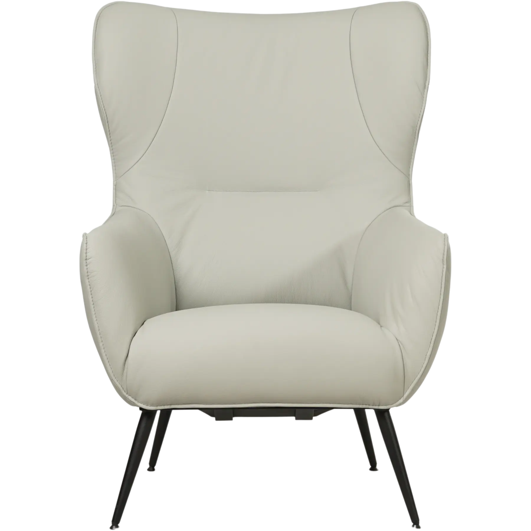 afbeelding van Leren fauteuil Flair - Toledo Perle (lichtgrijs)