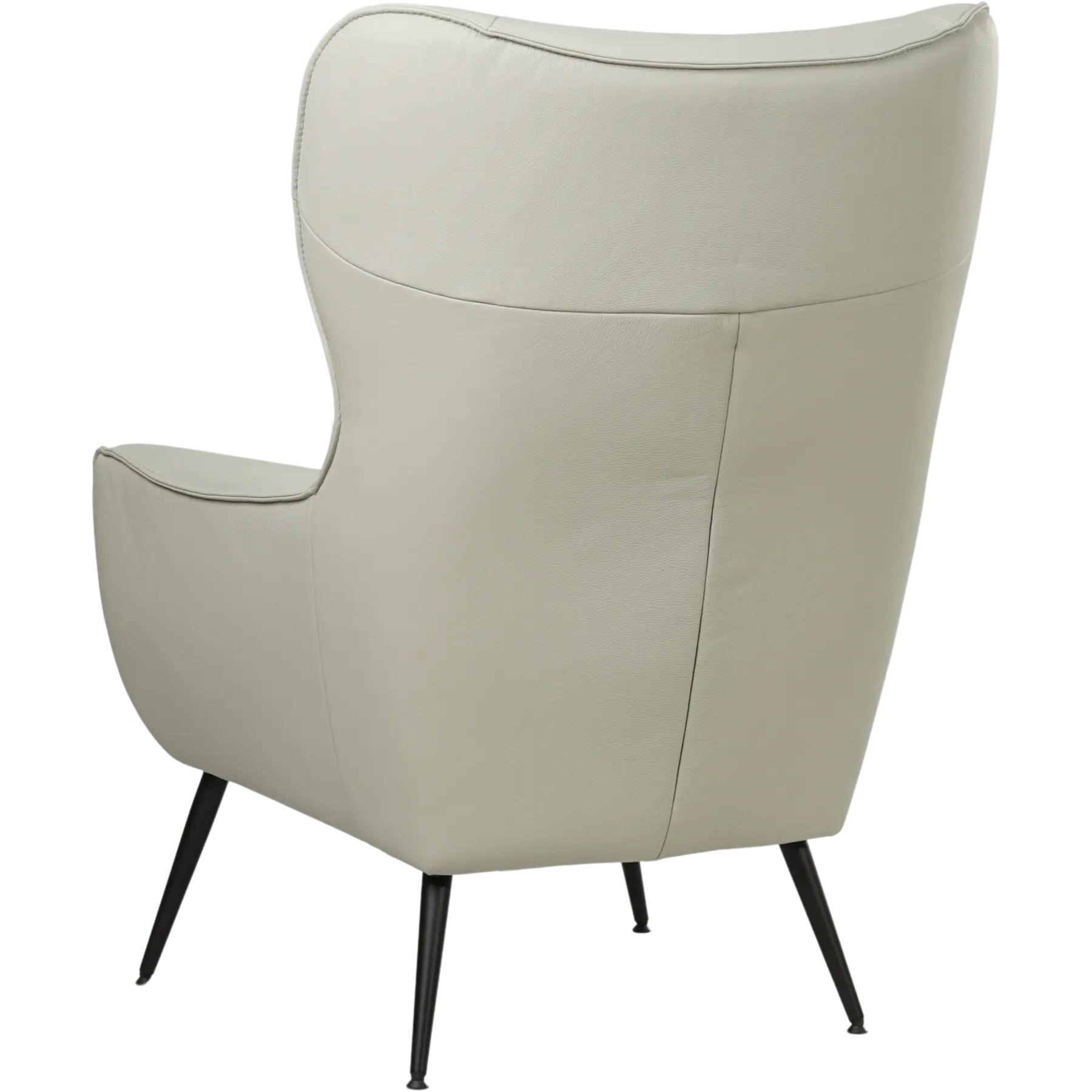 afbeelding van Leren fauteuil Flair - Toledo Perle (lichtgrijs)