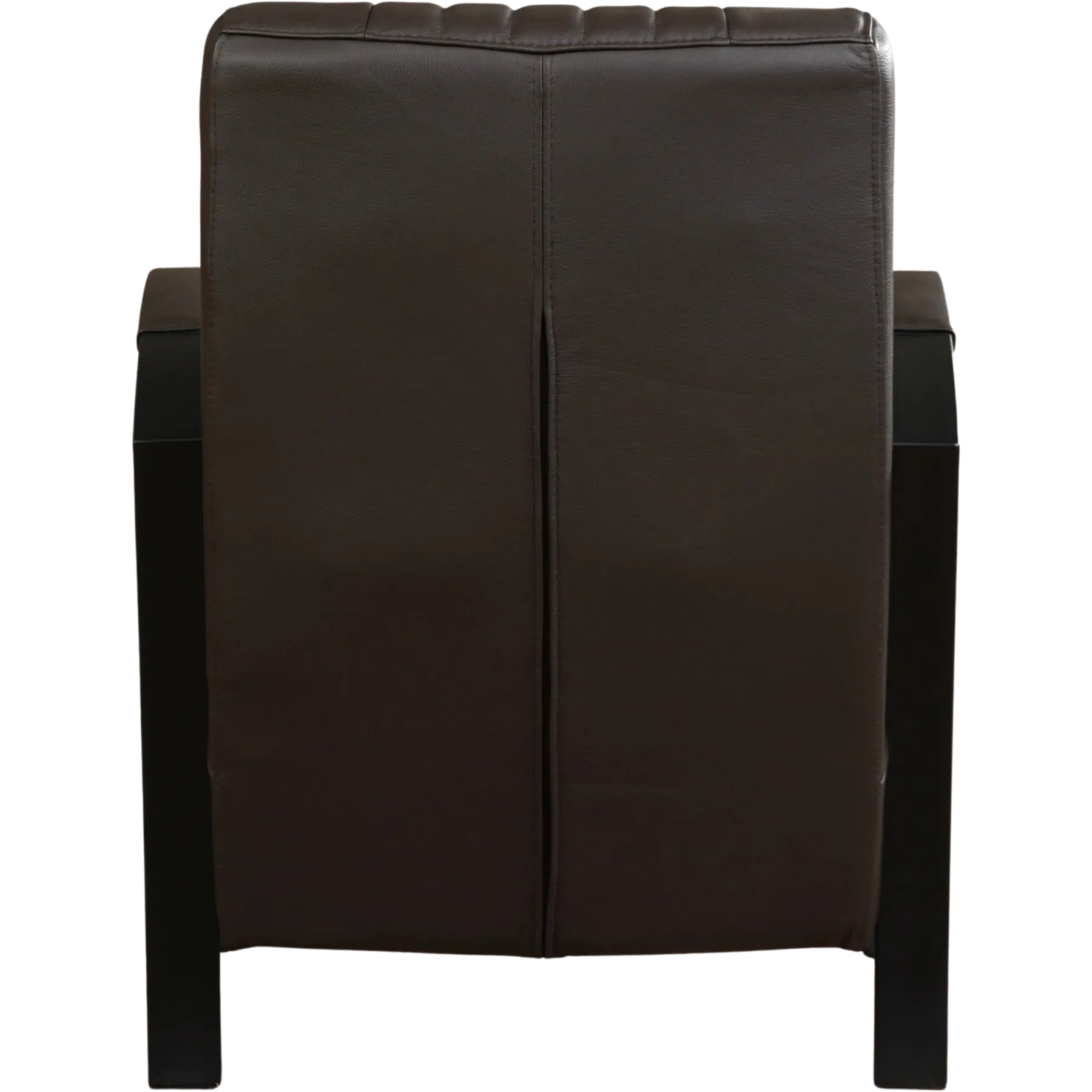 afbeelding van Leren fauteuil Glamour - Hermes Caffe (donkerbruin)