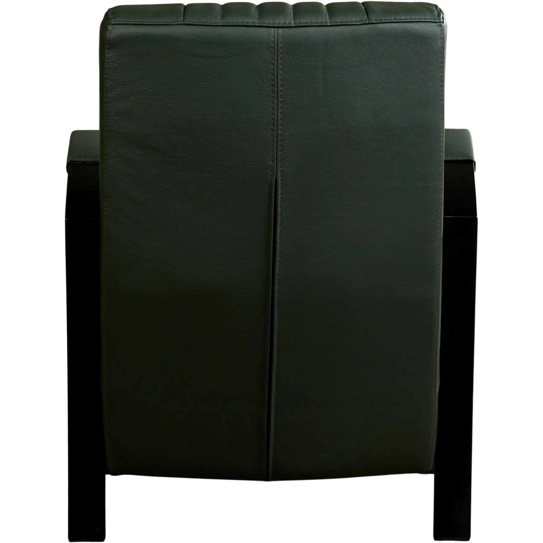 afbeelding van Leren fauteuil Glamour - Hermes Verde (donkergroen)