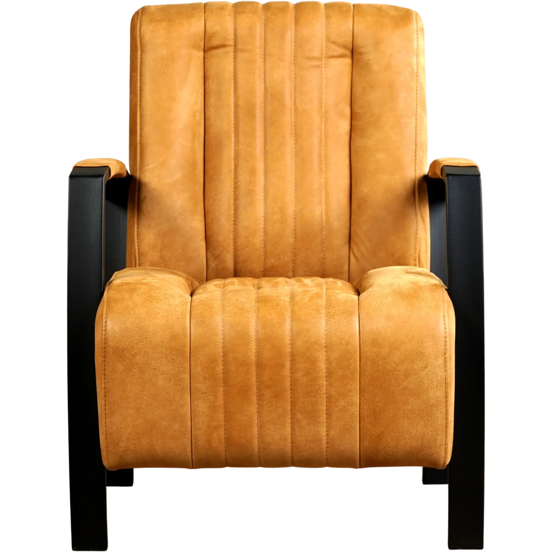 afbeelding van Leren fauteuil Glamour - Kenia Cognac (cognac)