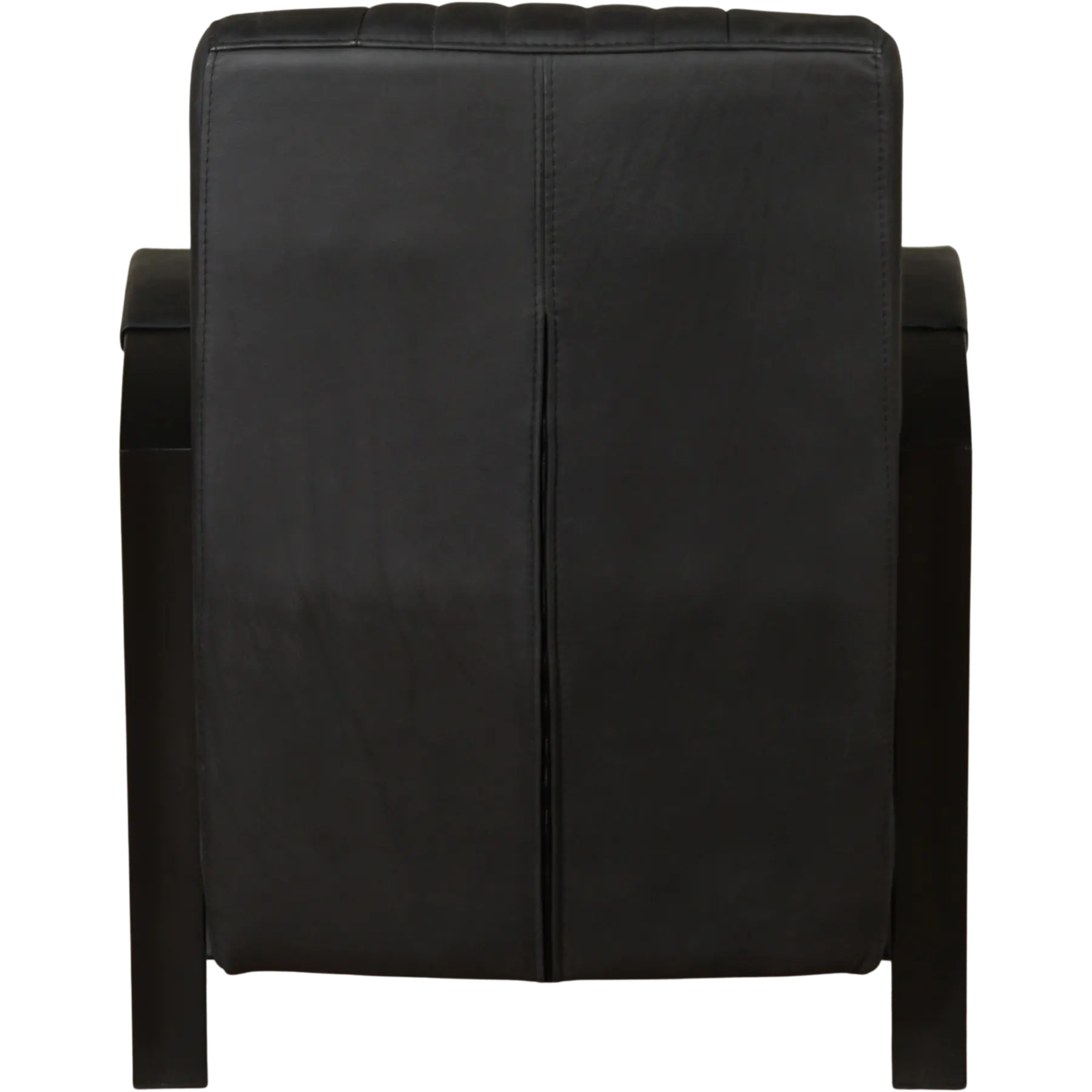 afbeelding van Leren fauteuil Glamour - Rancho Nero (zwart)