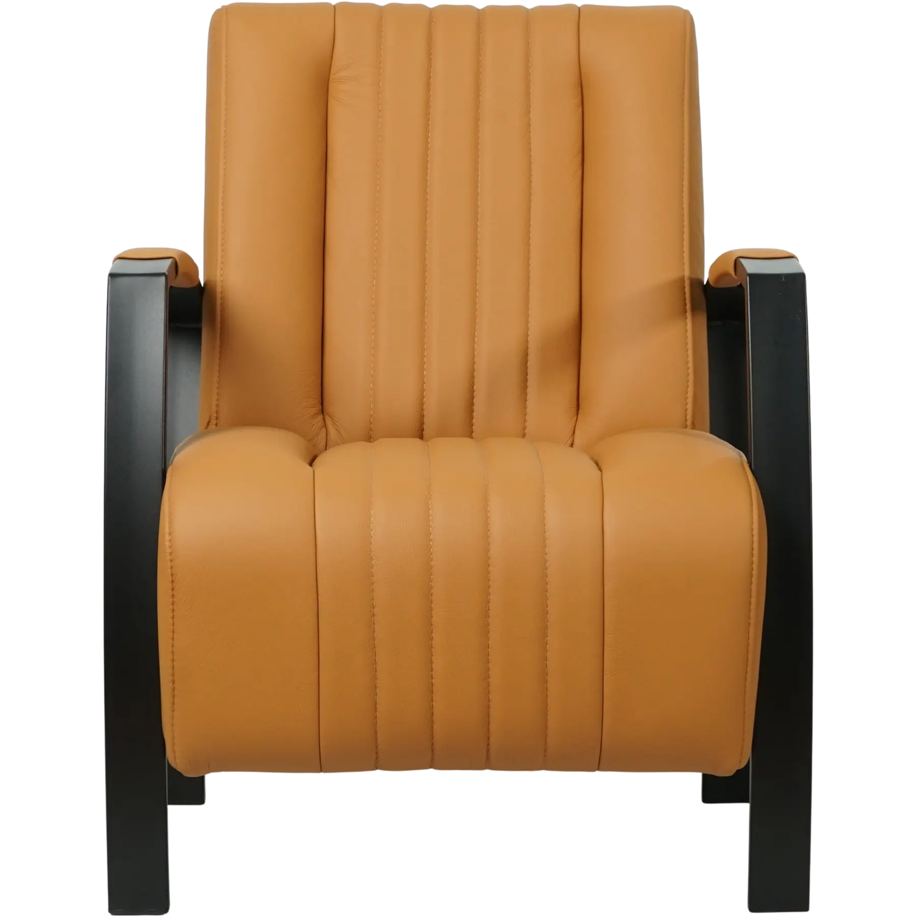 afbeelding van Leren fauteuil Glamour - Toledo Sabbia (lichtcognac)