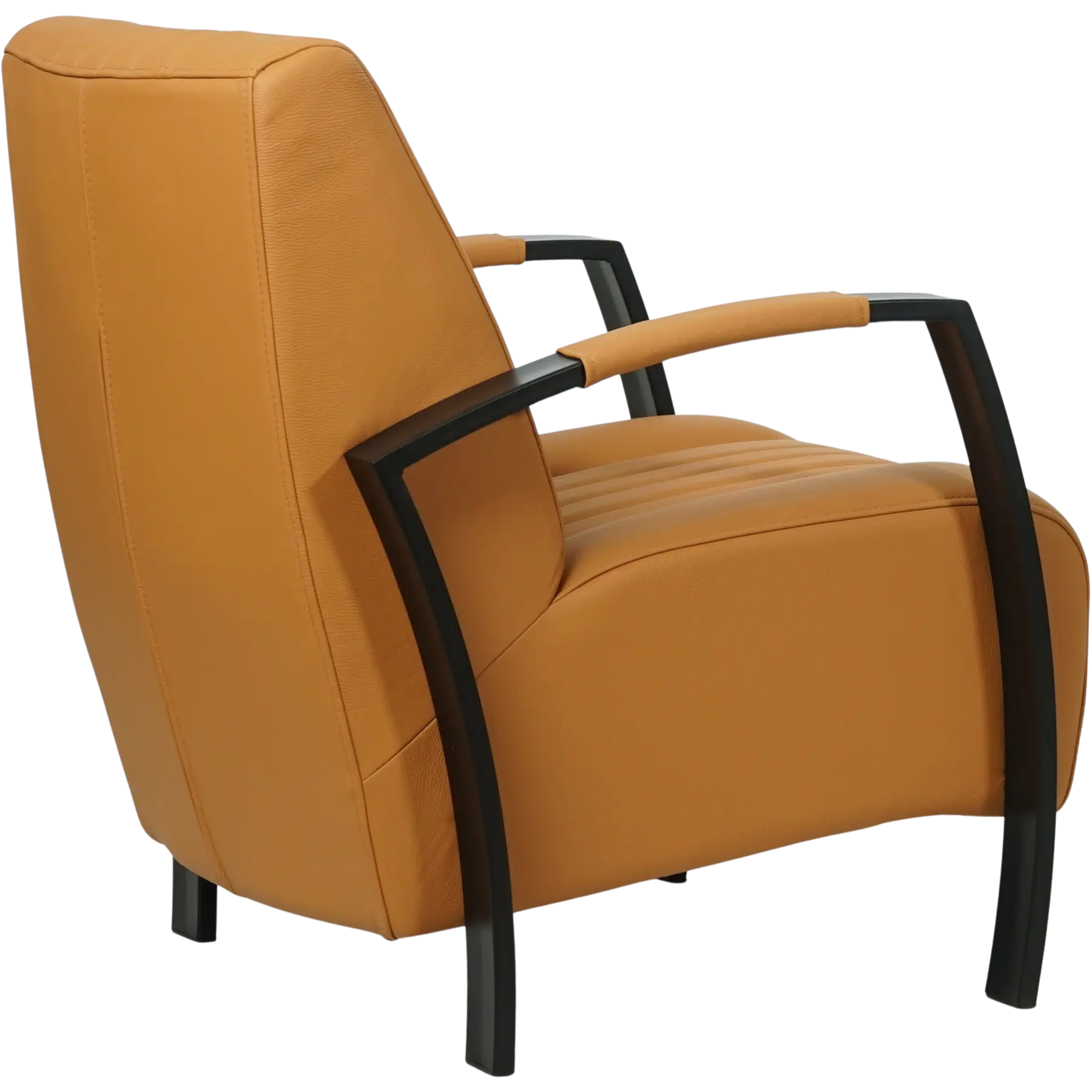 afbeelding van Leren fauteuil Glamour - Toledo Sabbia (lichtcognac)