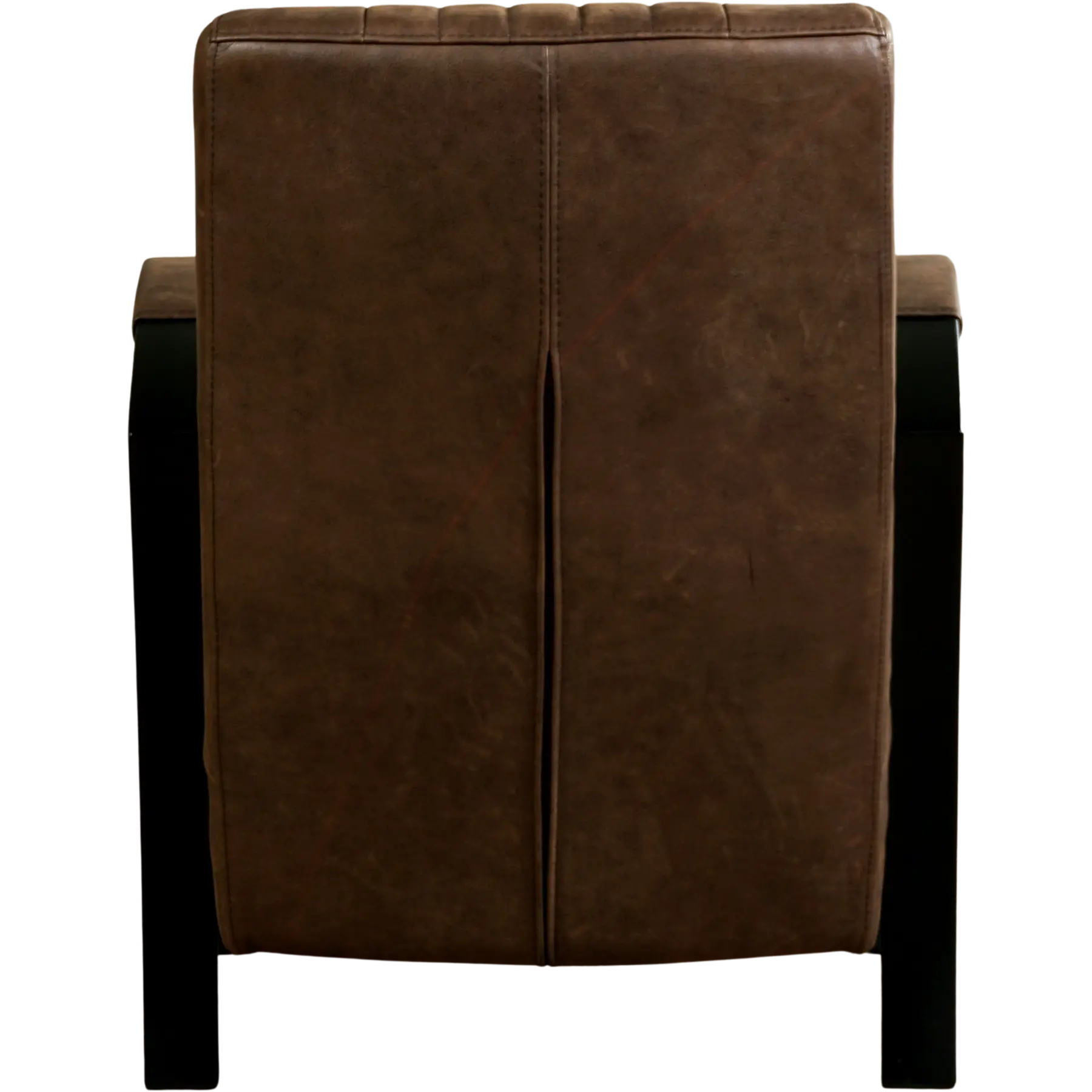 afbeelding van Leren fauteuil Glamour - Vintage Brown (bruin)