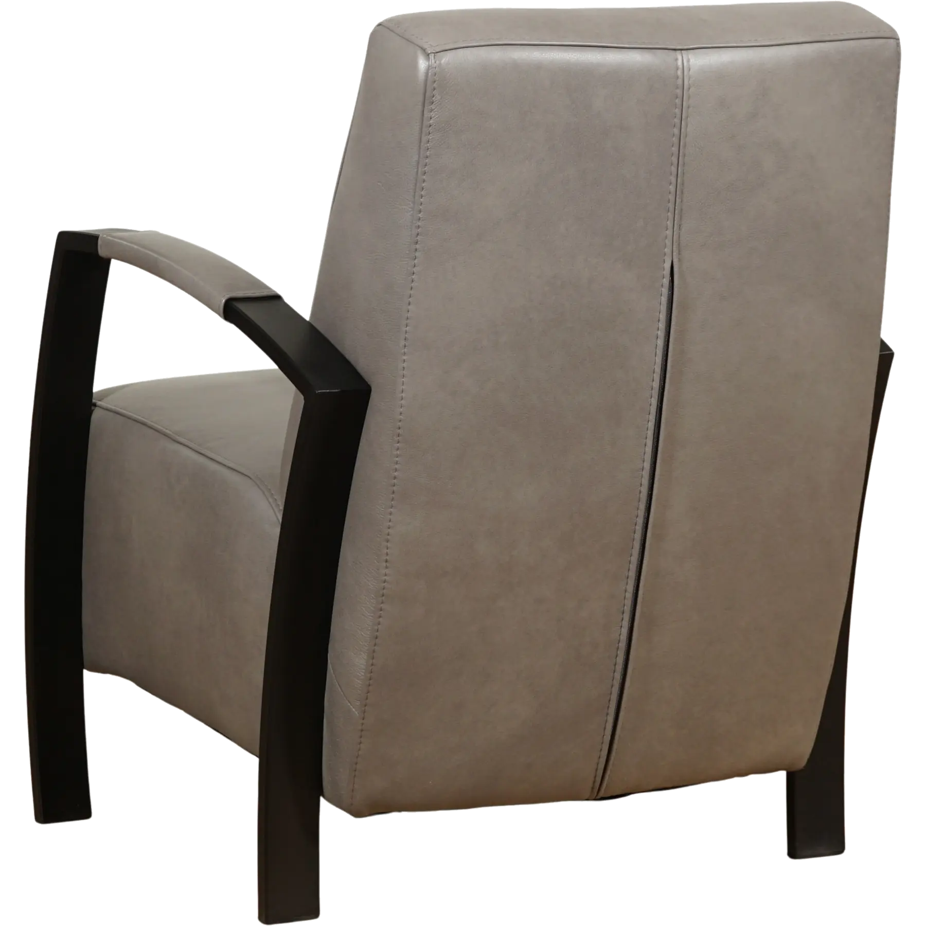 afbeelding van Leren fauteuil Glory - Granada Steel (grijs)