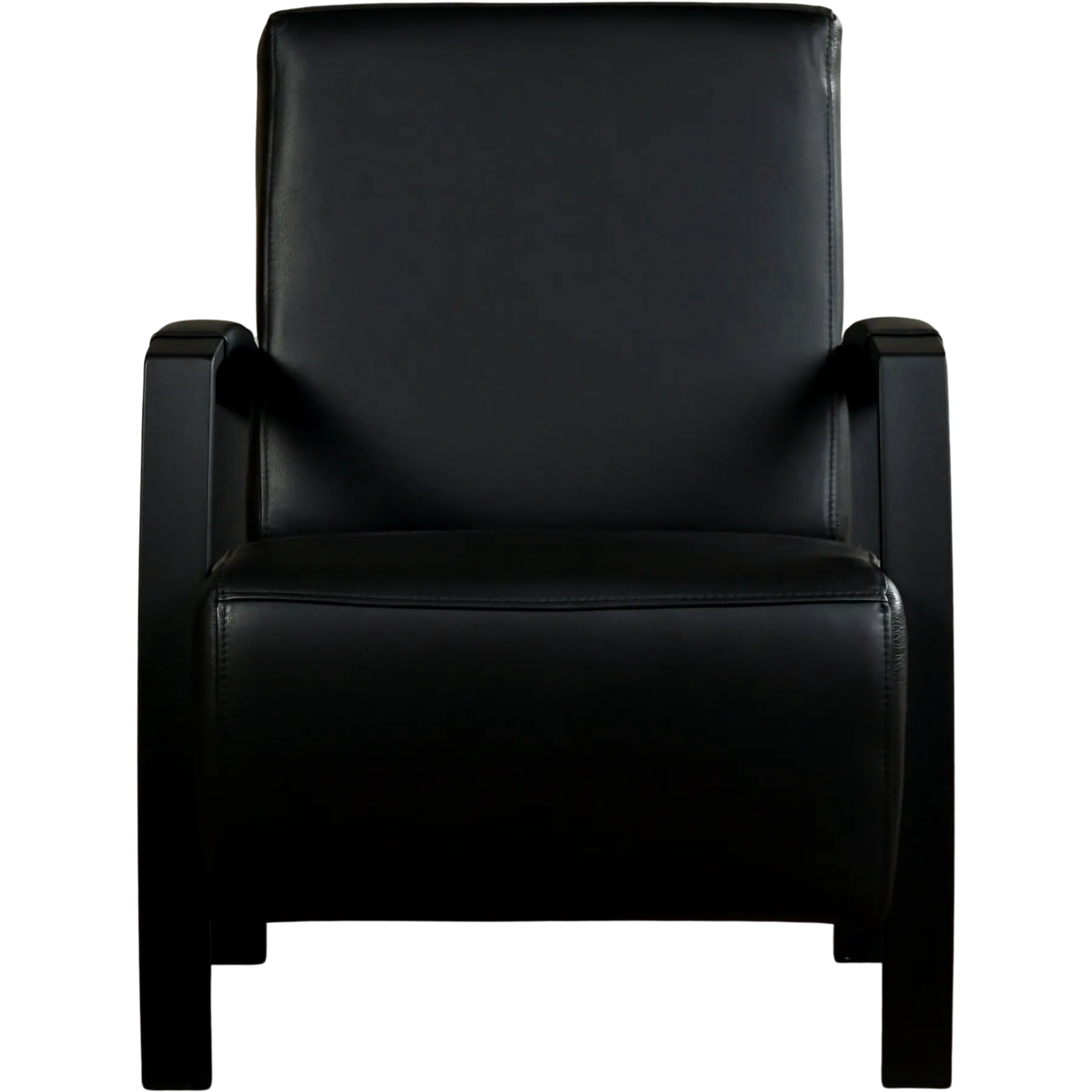 afbeelding van Leren fauteuil Glory - Massif Nero (zwart)