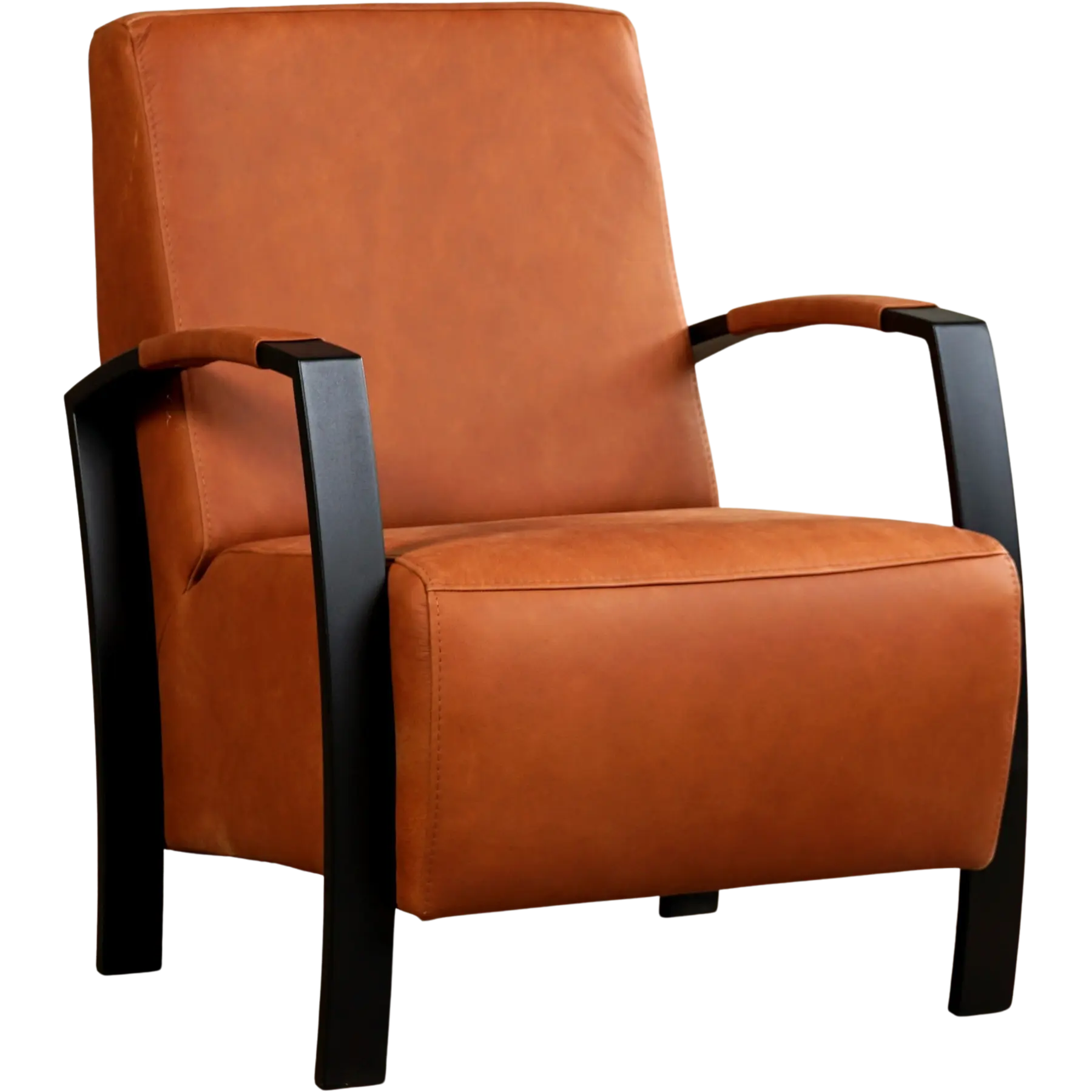 afbeelding van Leren fauteuil Glory - Rancho Cognac (cognac)