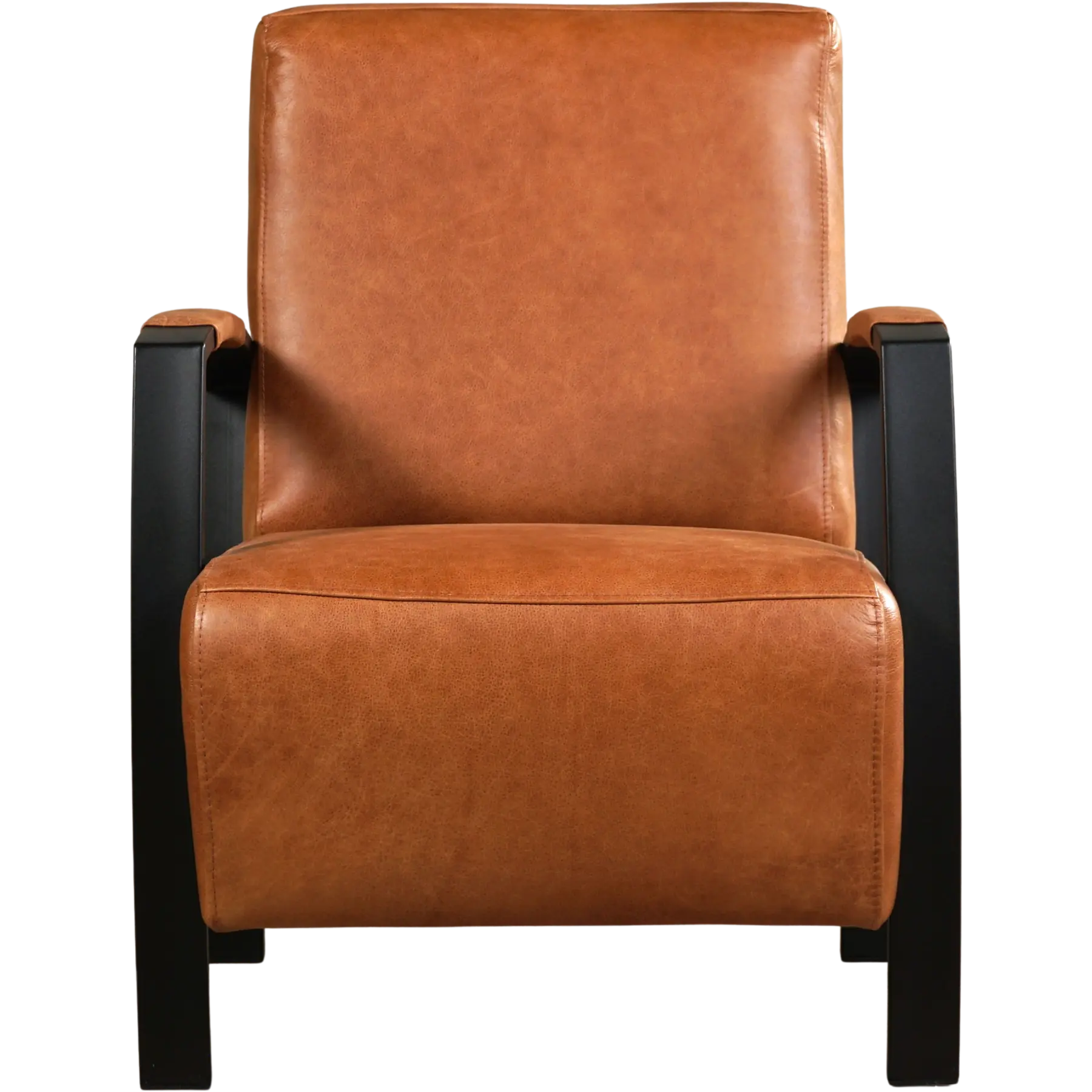 afbeelding van Leren fauteuil Glory - Vintage Cognac (cognac)