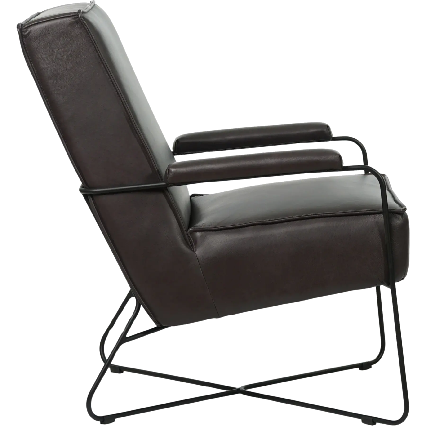 afbeelding van Leren fauteuil Hope - Granada Ebony (donkerbruin)