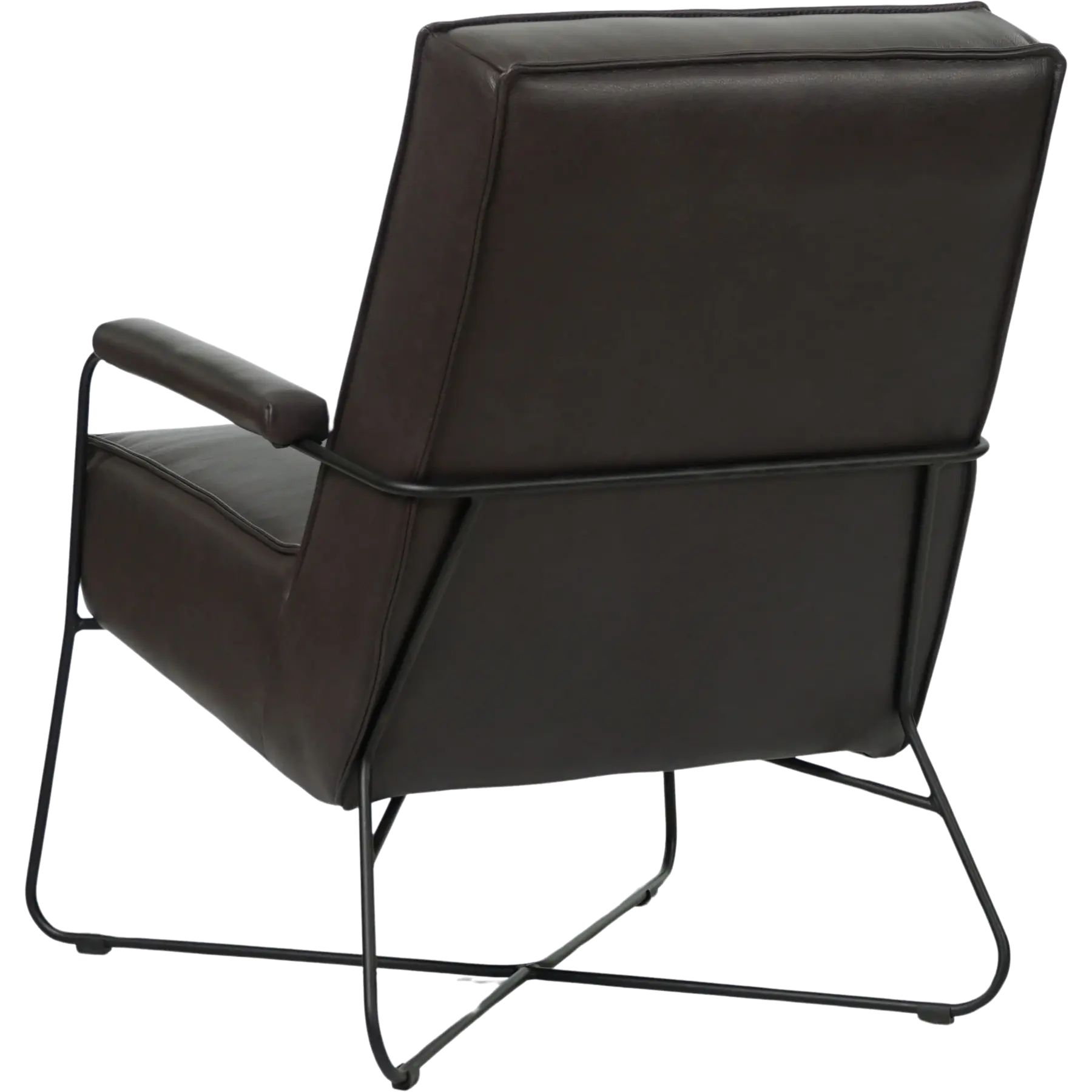 afbeelding van Leren fauteuil Hope - Granada Ebony (donkerbruin)