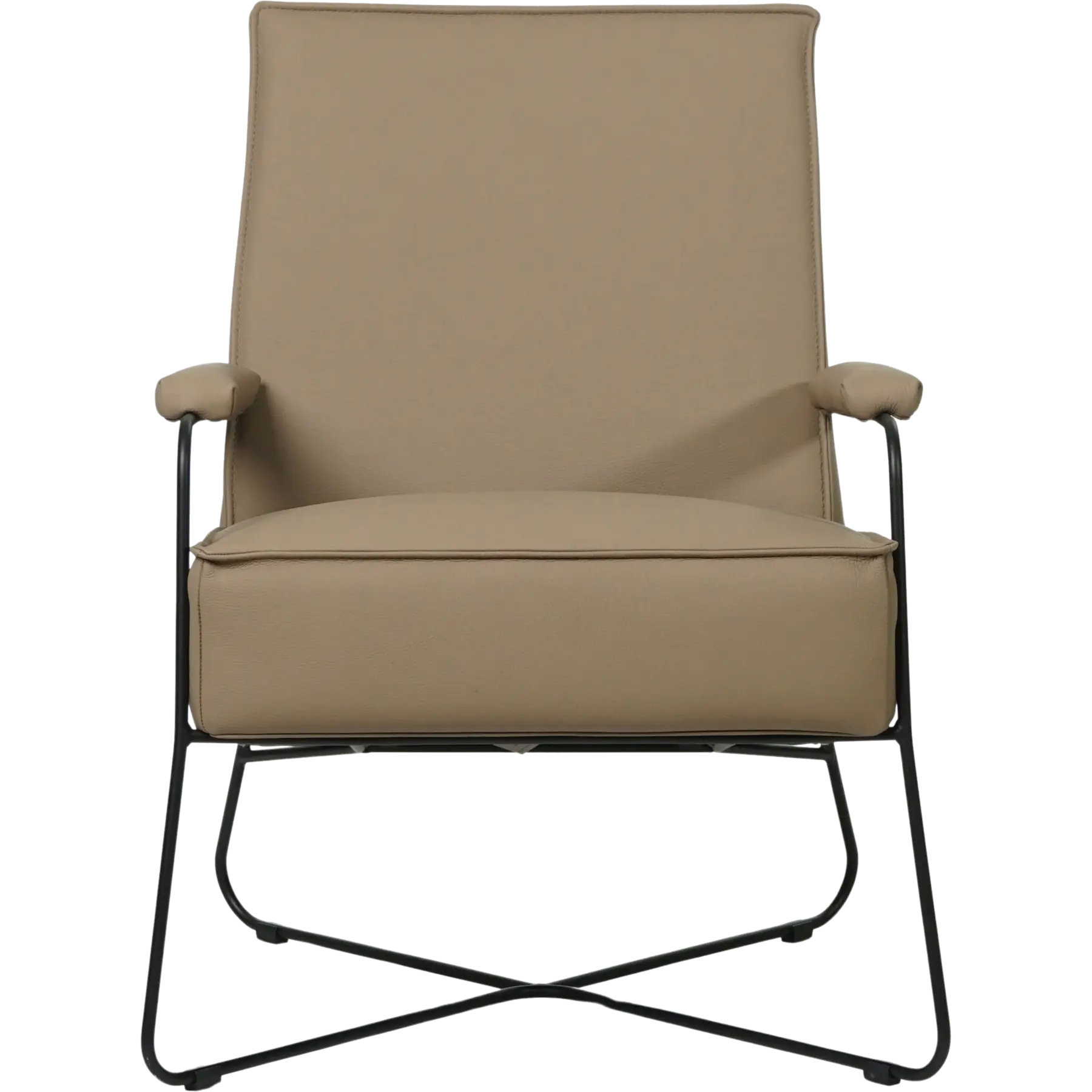 afbeelding van Leren fauteuil Hope - Toledo Mocca (taupe/bruin)