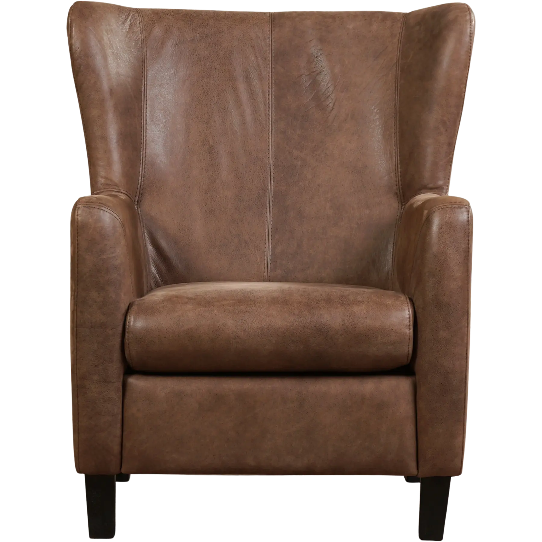 afbeelding van Leren fauteuil Hug