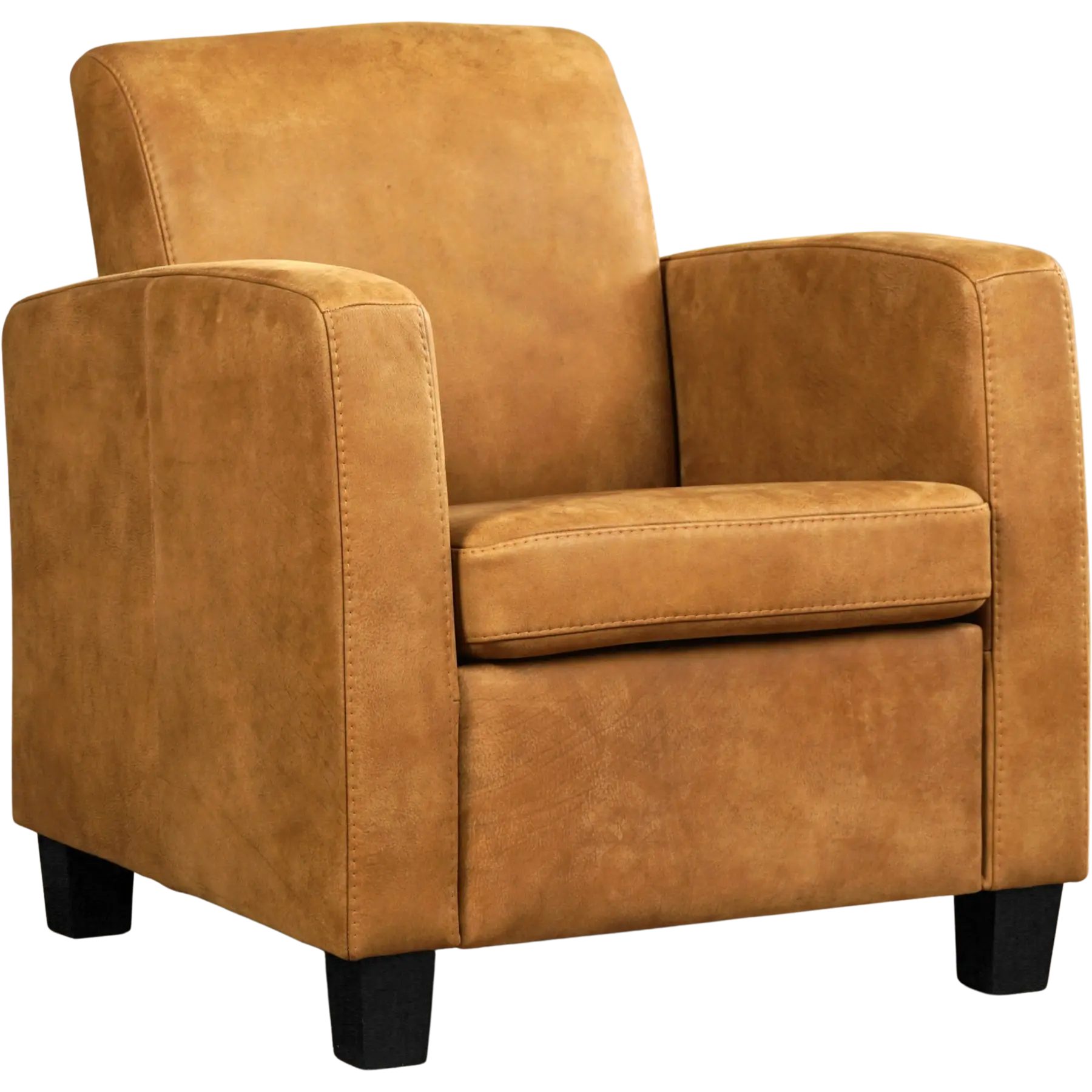 afbeelding van Leren fauteuil Joy