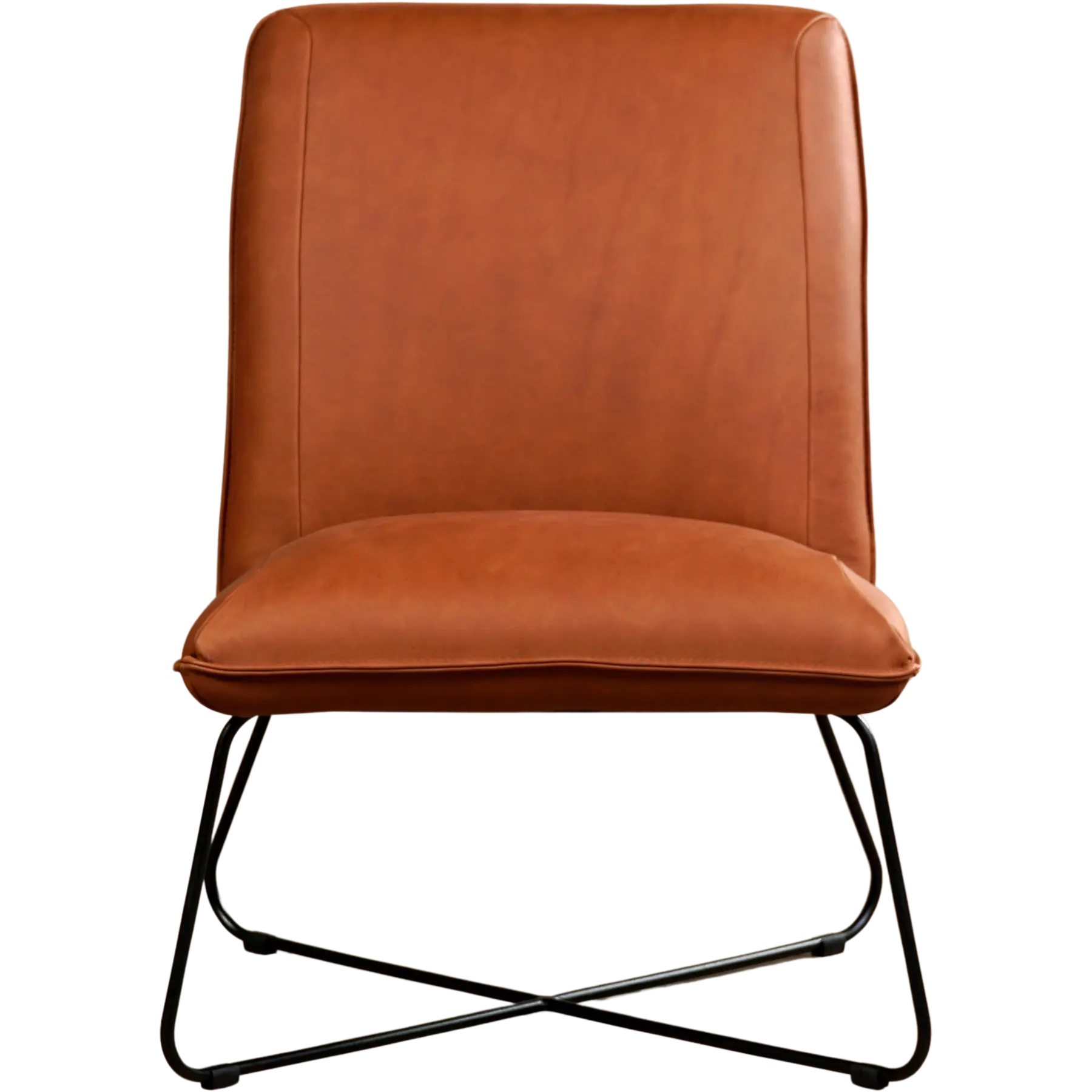 afbeelding van Leren fauteuil Less - Rancho Cognac (cognac)