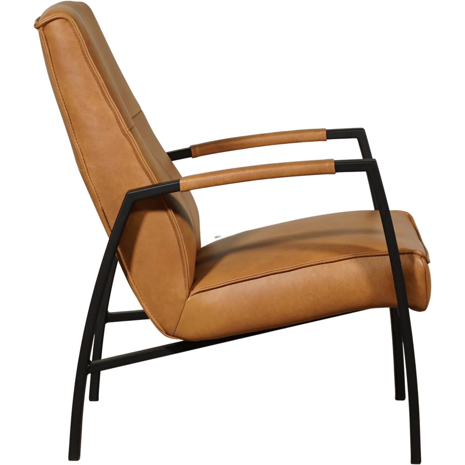 afbeelding van Leren fauteuil Level