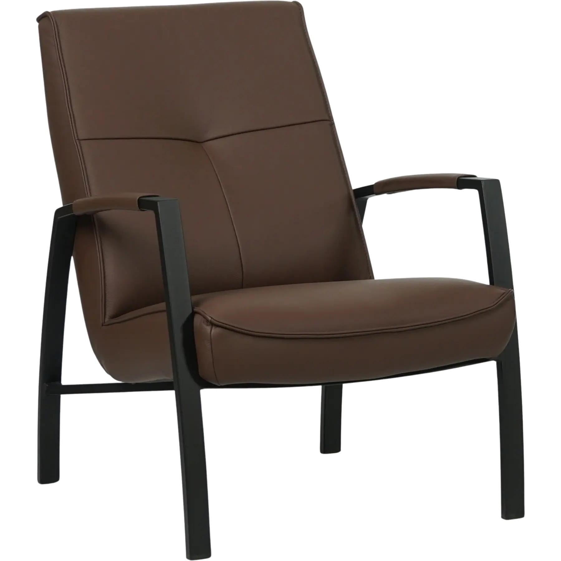 afbeelding van Leren fauteuil Level - Toledo Espresso (bruin)