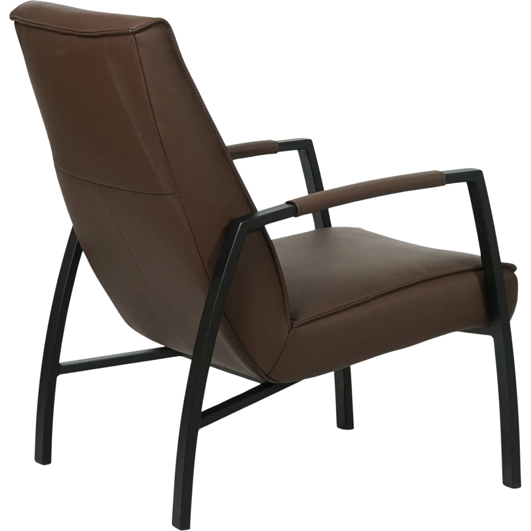 afbeelding van Leren fauteuil Level - Toledo Espresso (bruin)