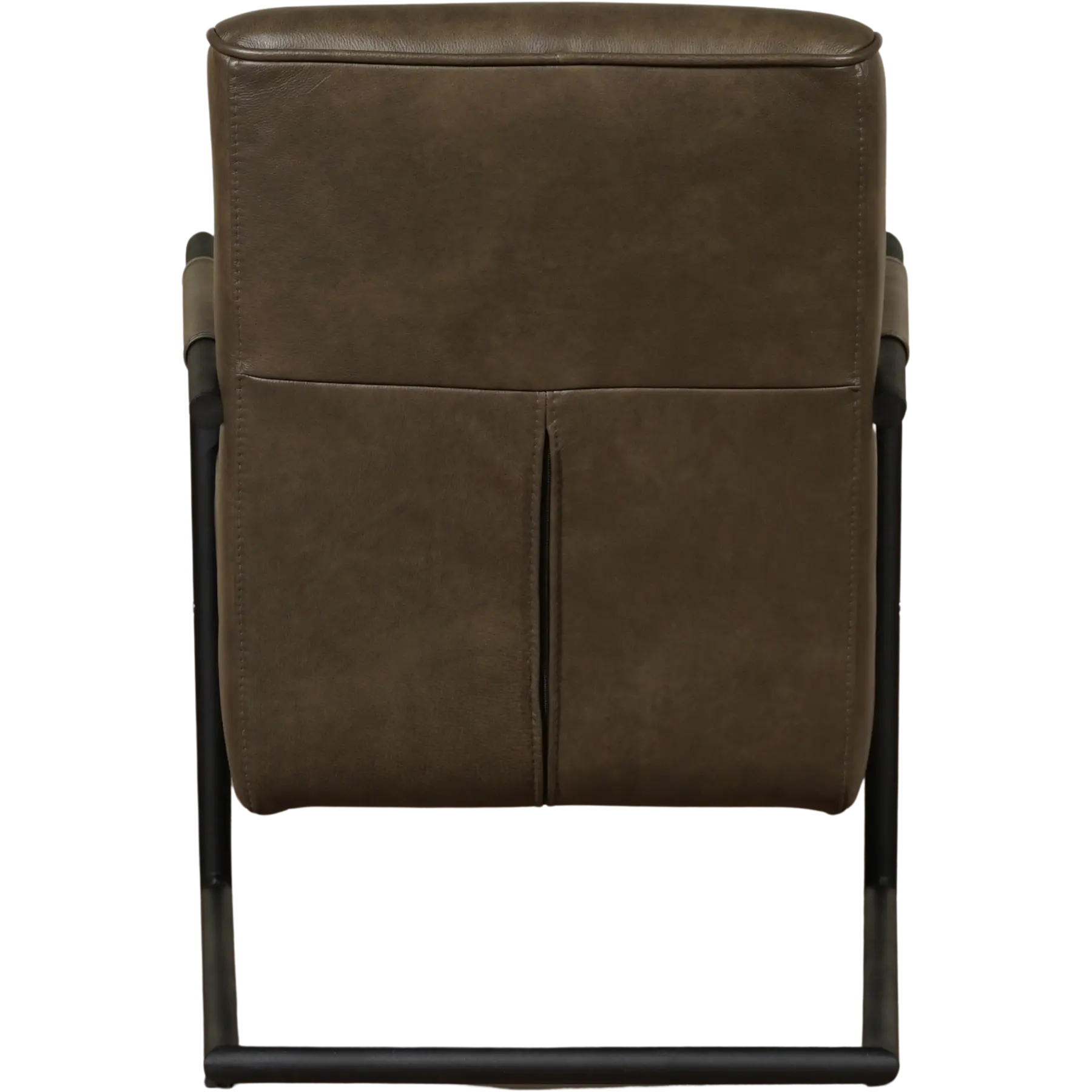 afbeelding van Leren fauteuil Lodge - Granada Ash (grijs/bruin)