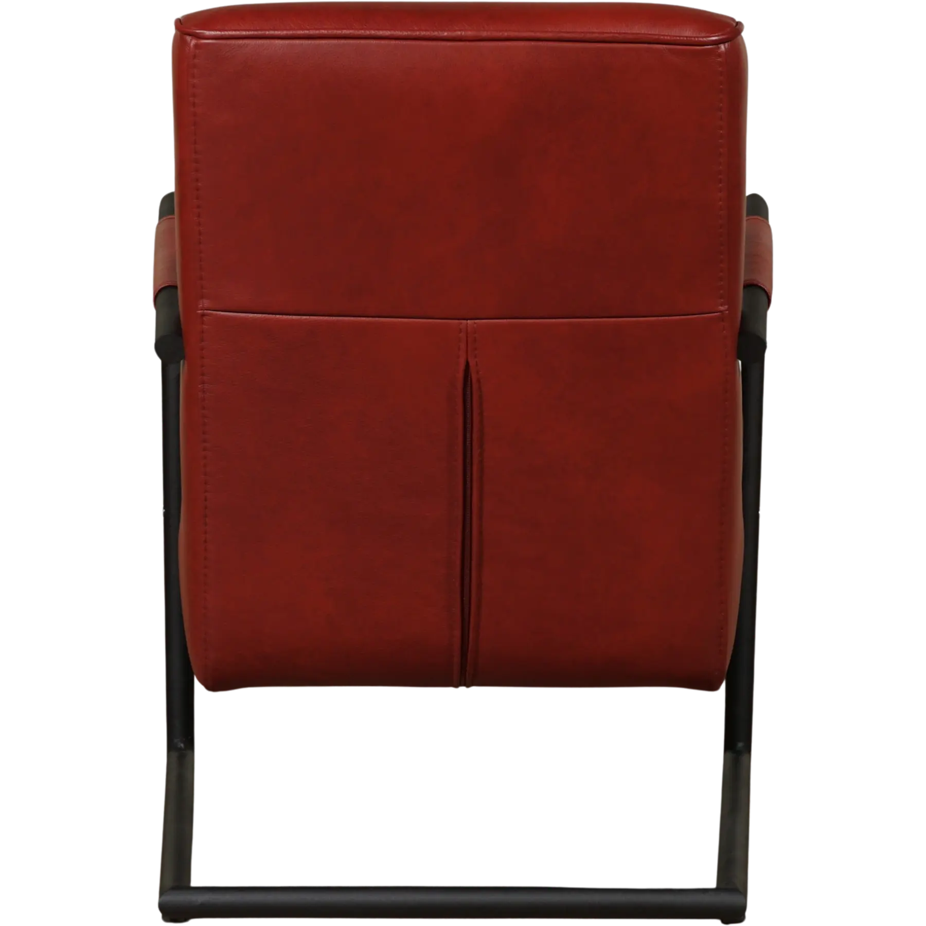 afbeelding van Leren fauteuil Lodge - Granada Rouge (rood)