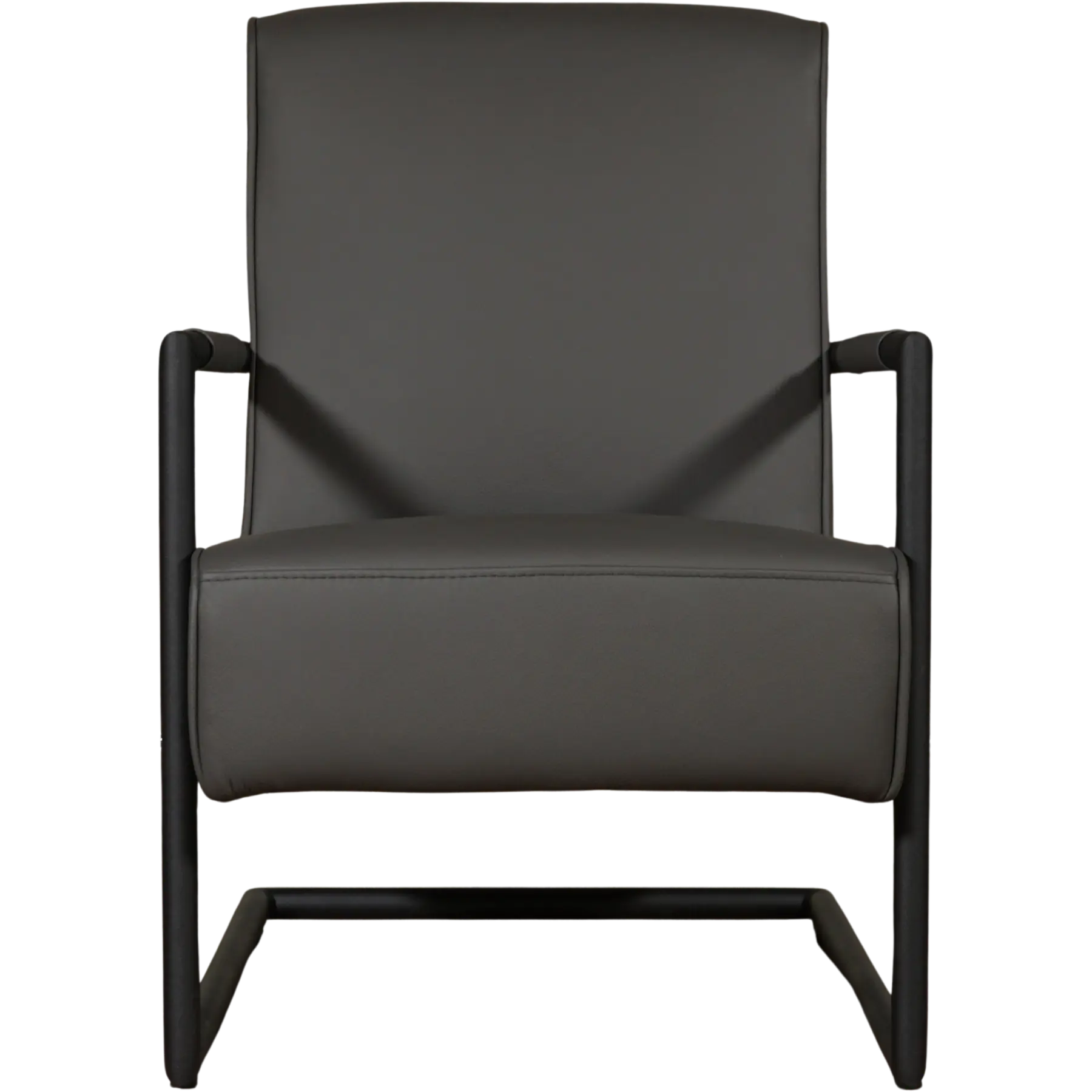 afbeelding van Leren fauteuil Lodge - Toledo Antracite (donkergrijs)