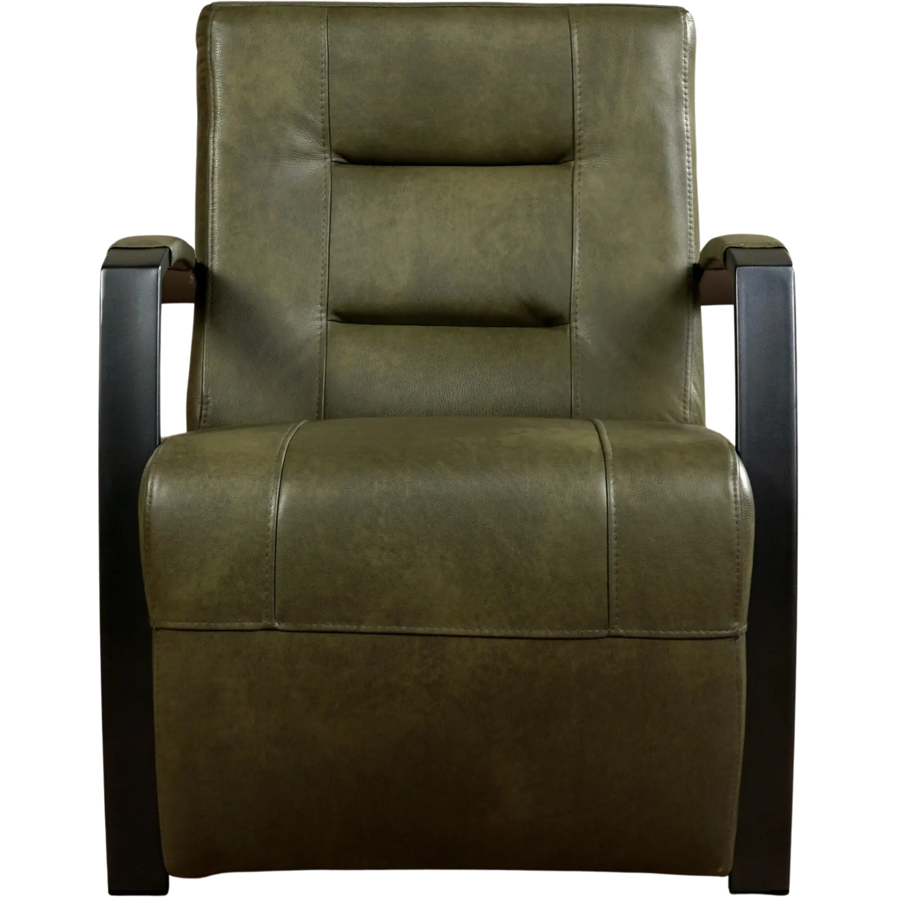 afbeelding van Leren fauteuil Magnificent - Granada Moss (olijf/groen)