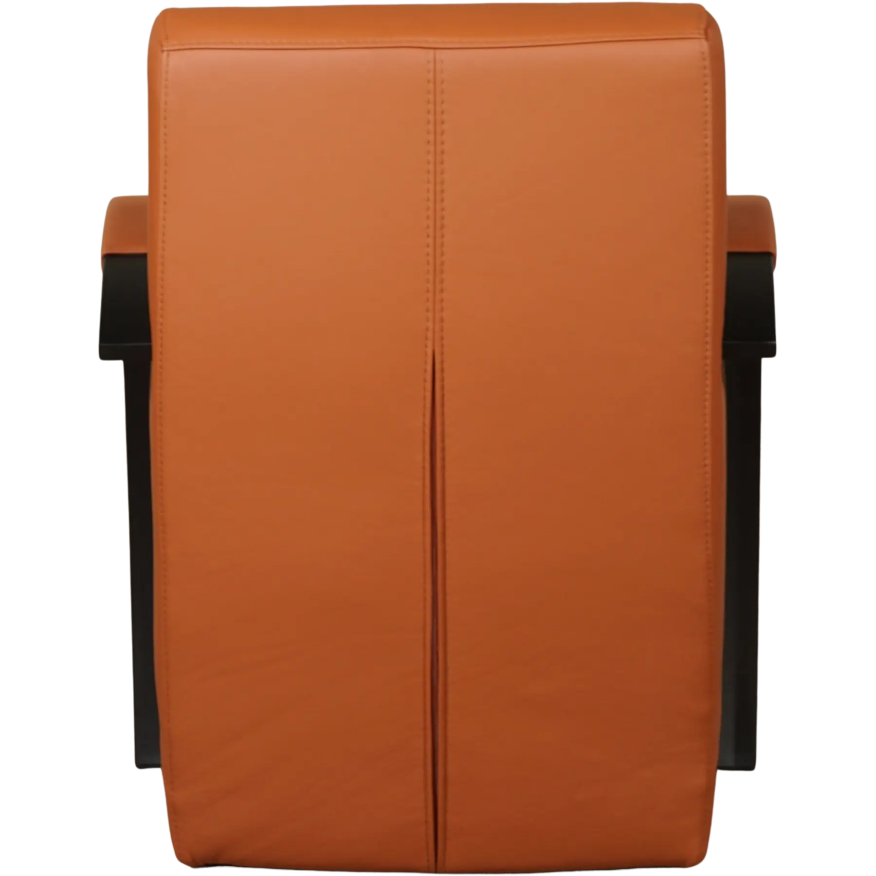 afbeelding van Leren fauteuil Magnificent - Hermes Cognac (cognac/oranje)