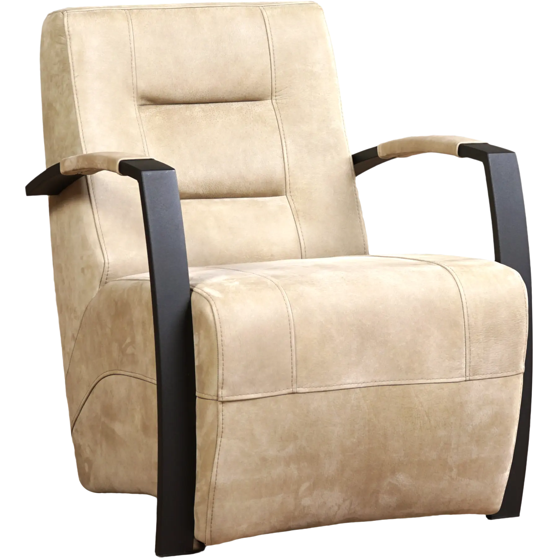 afbeelding van Leren fauteuil Magnificent - Kenia Taupe (taupe/bruin)