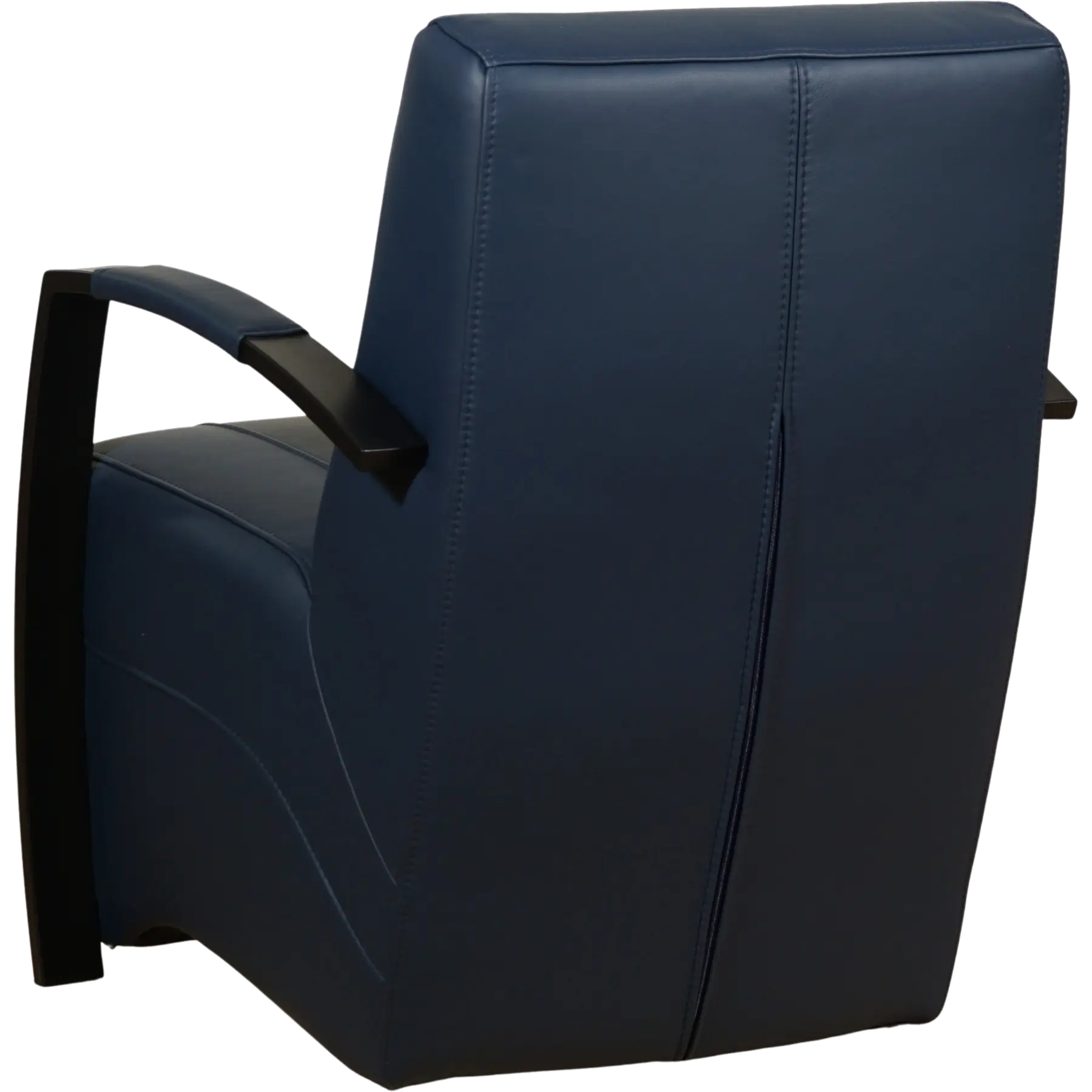 afbeelding van Leren fauteuil Magnificent - Massif Azzurro (blauw)
