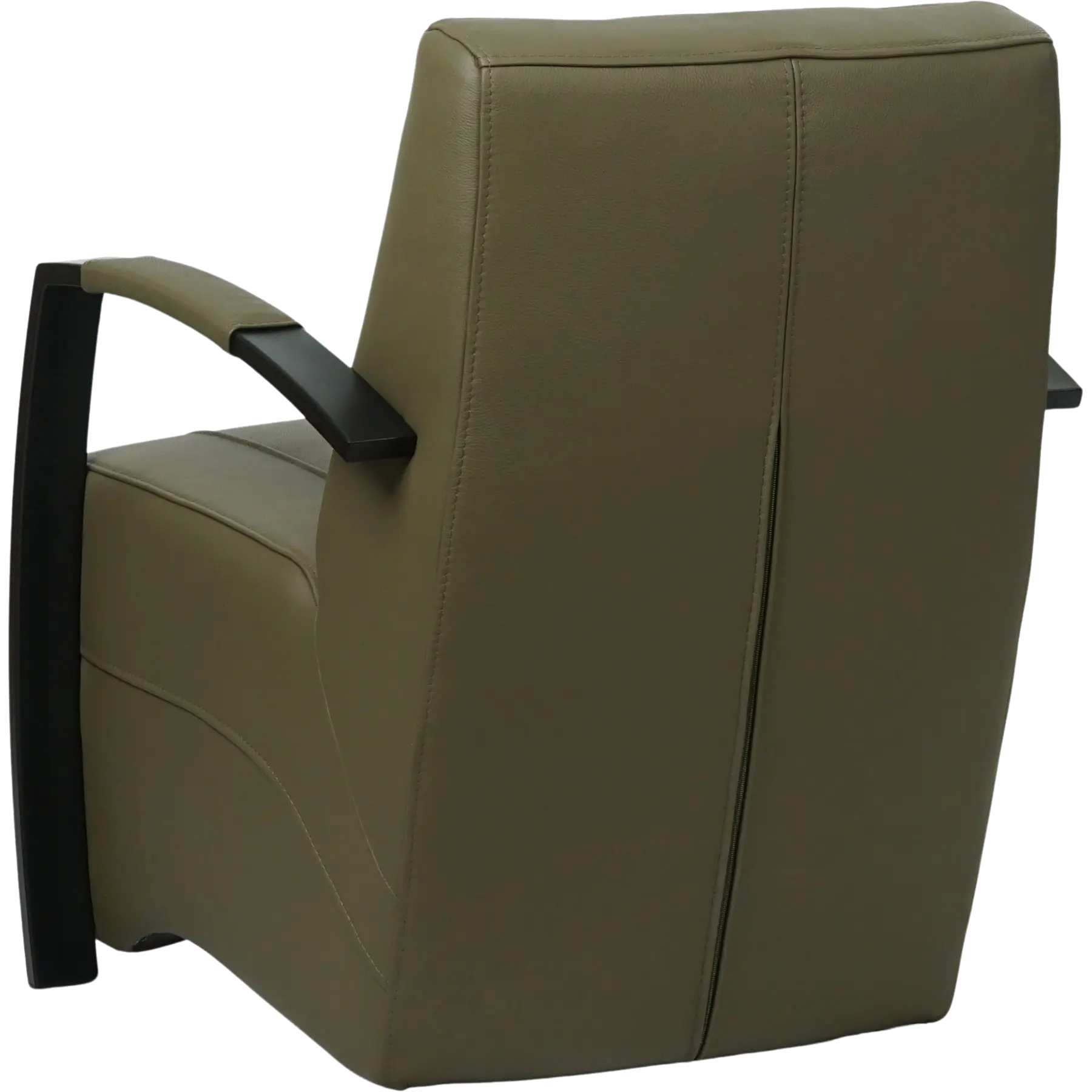 afbeelding van Leren fauteuil Magnificent - Toledo Olive (olijf/goen)