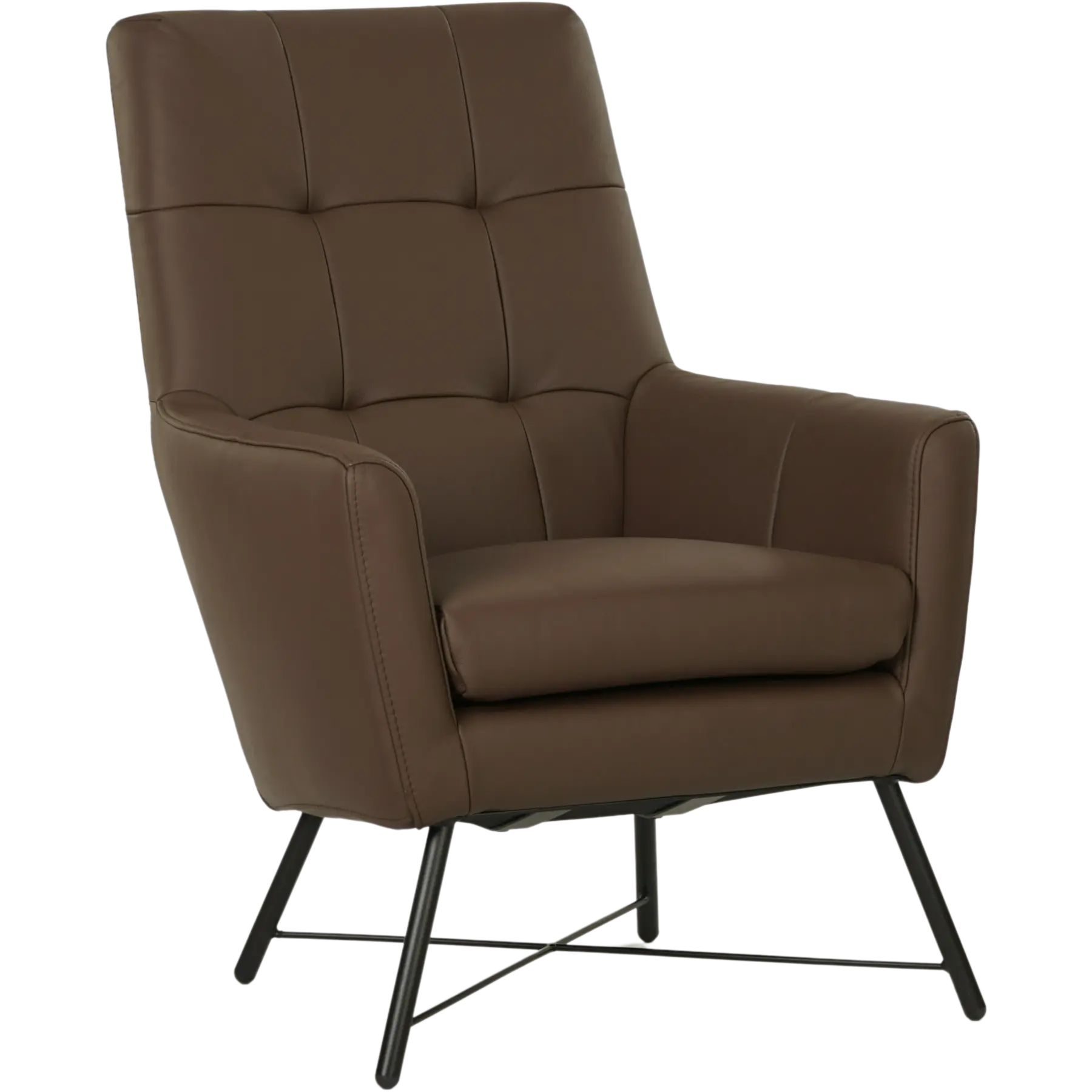 afbeelding van Leren fauteuil Proud - Toledo Espresso (bruin)
