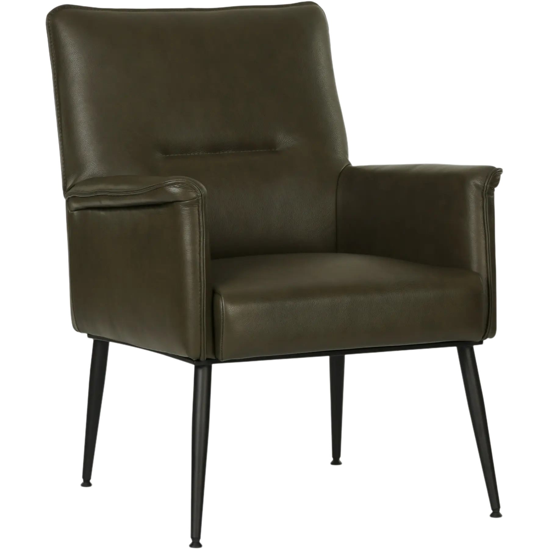 afbeelding van Leren fauteuil Rise