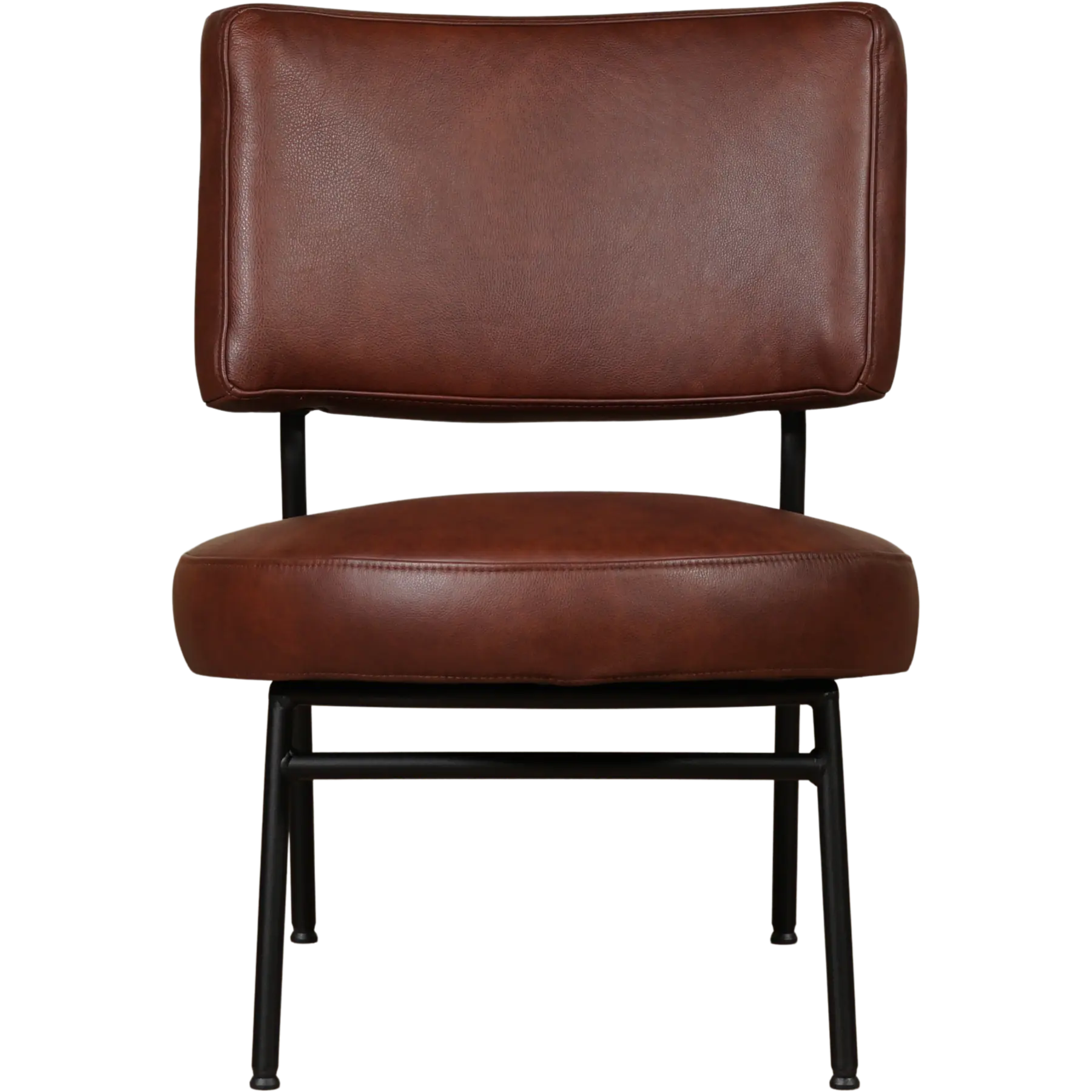 afbeelding van Leren fauteuil Rondo