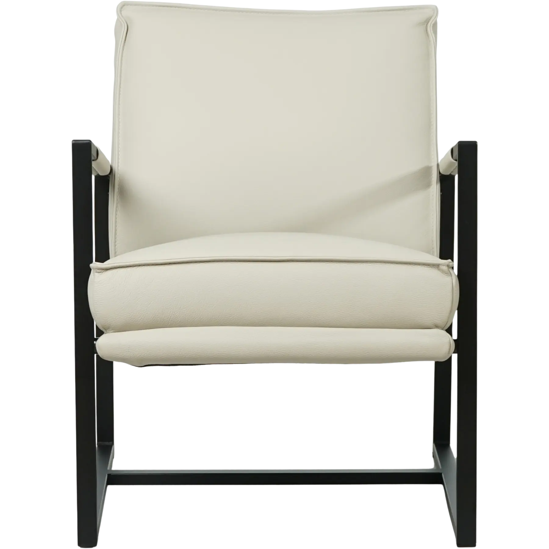 afbeelding van Leren fauteuil Secret - Toledo Nebbia (crème)