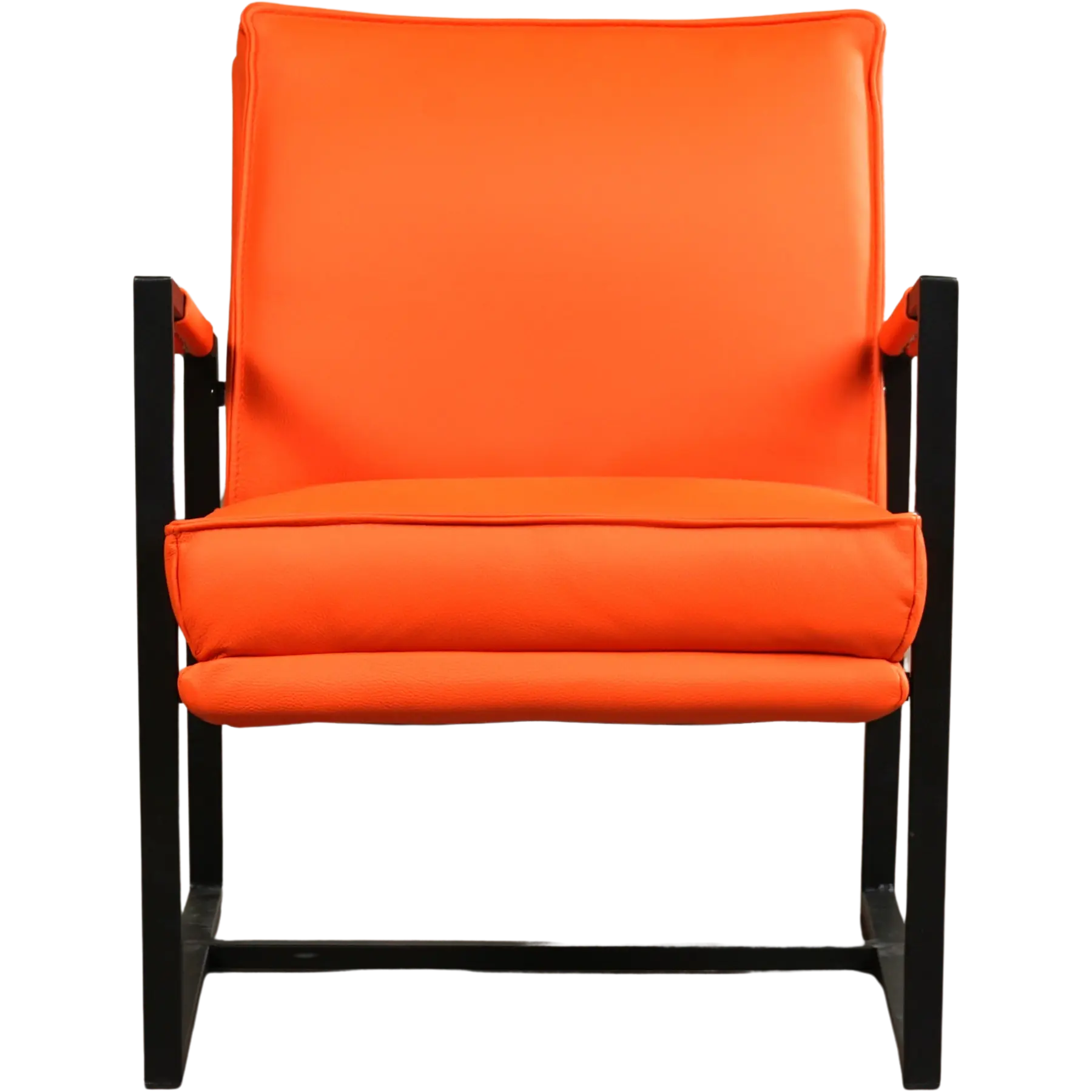 afbeelding van Leren fauteuil Secret - Toledo Orange (oranje)