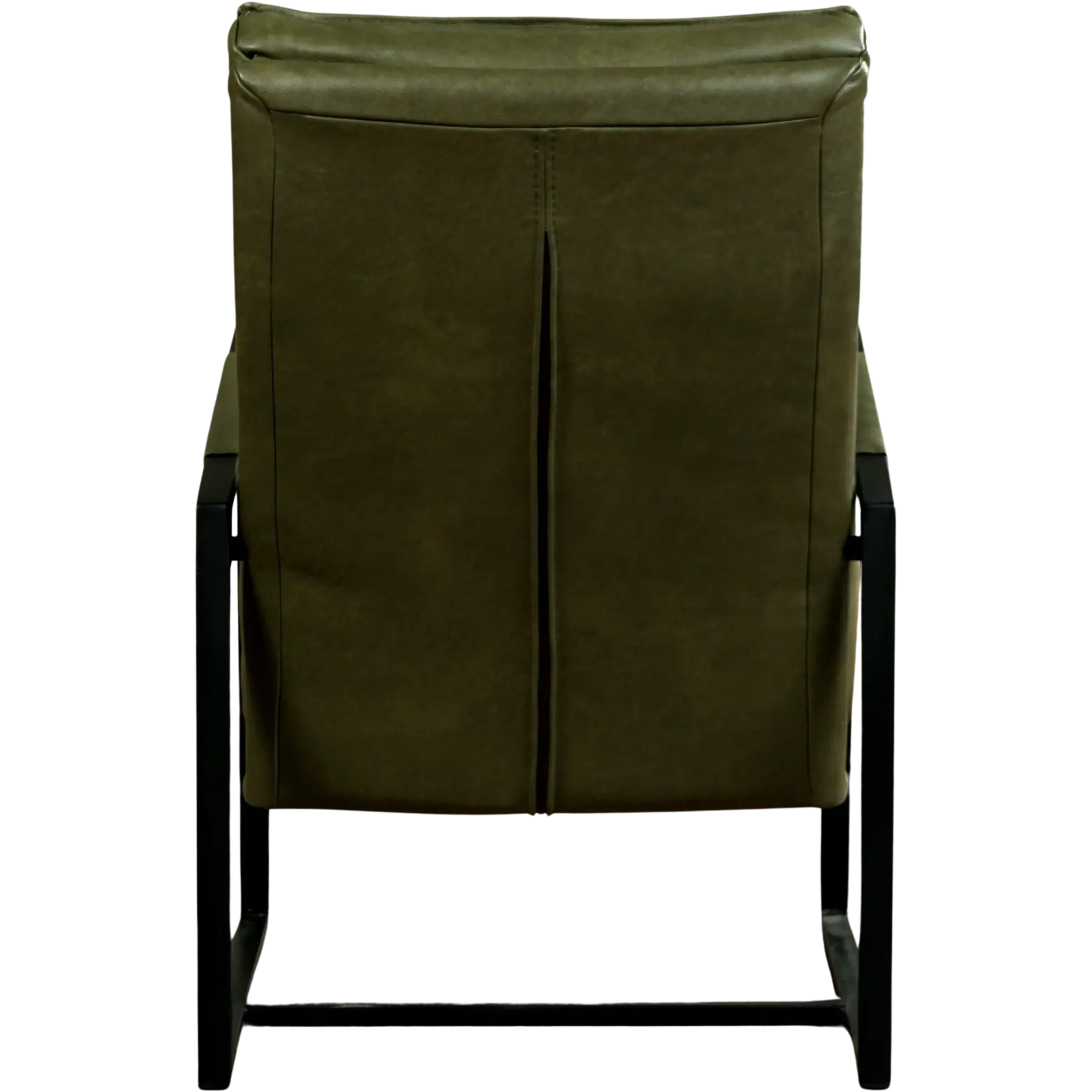 afbeelding van Leren fauteuil Square