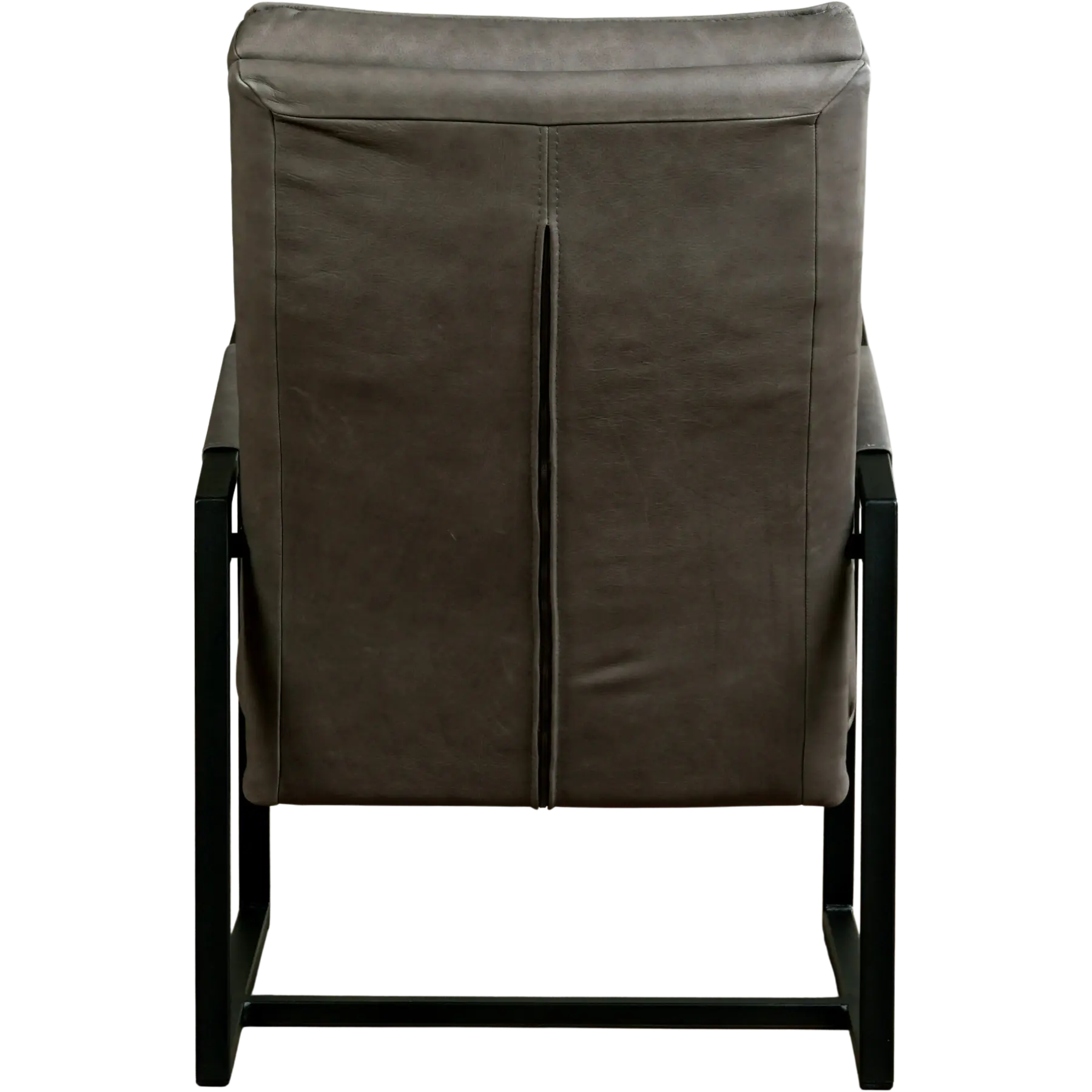 afbeelding van Leren fauteuil Square - Rancho Steel (grijs)