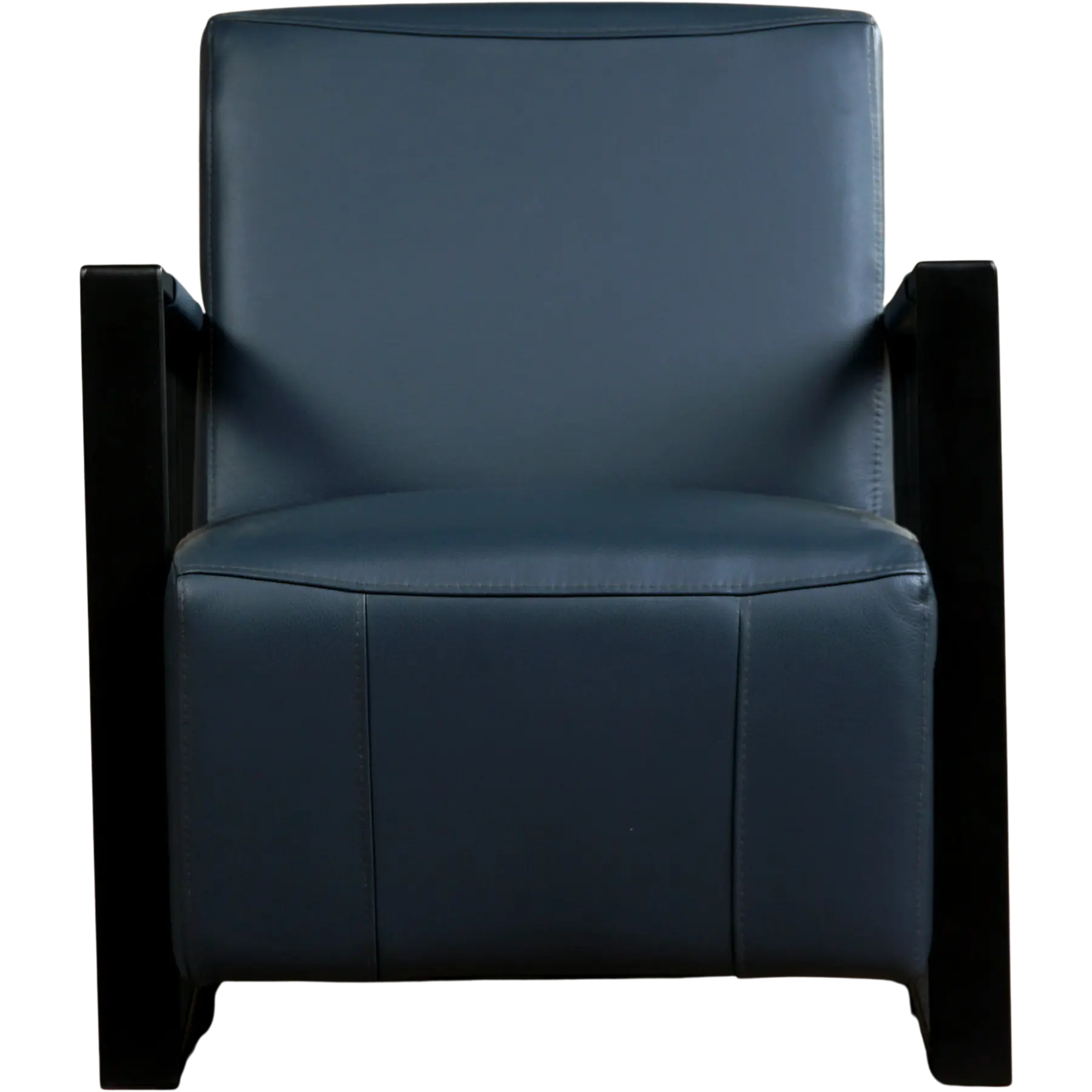 afbeelding van Leren fauteuil Touch - Toledo Marine (blauw)