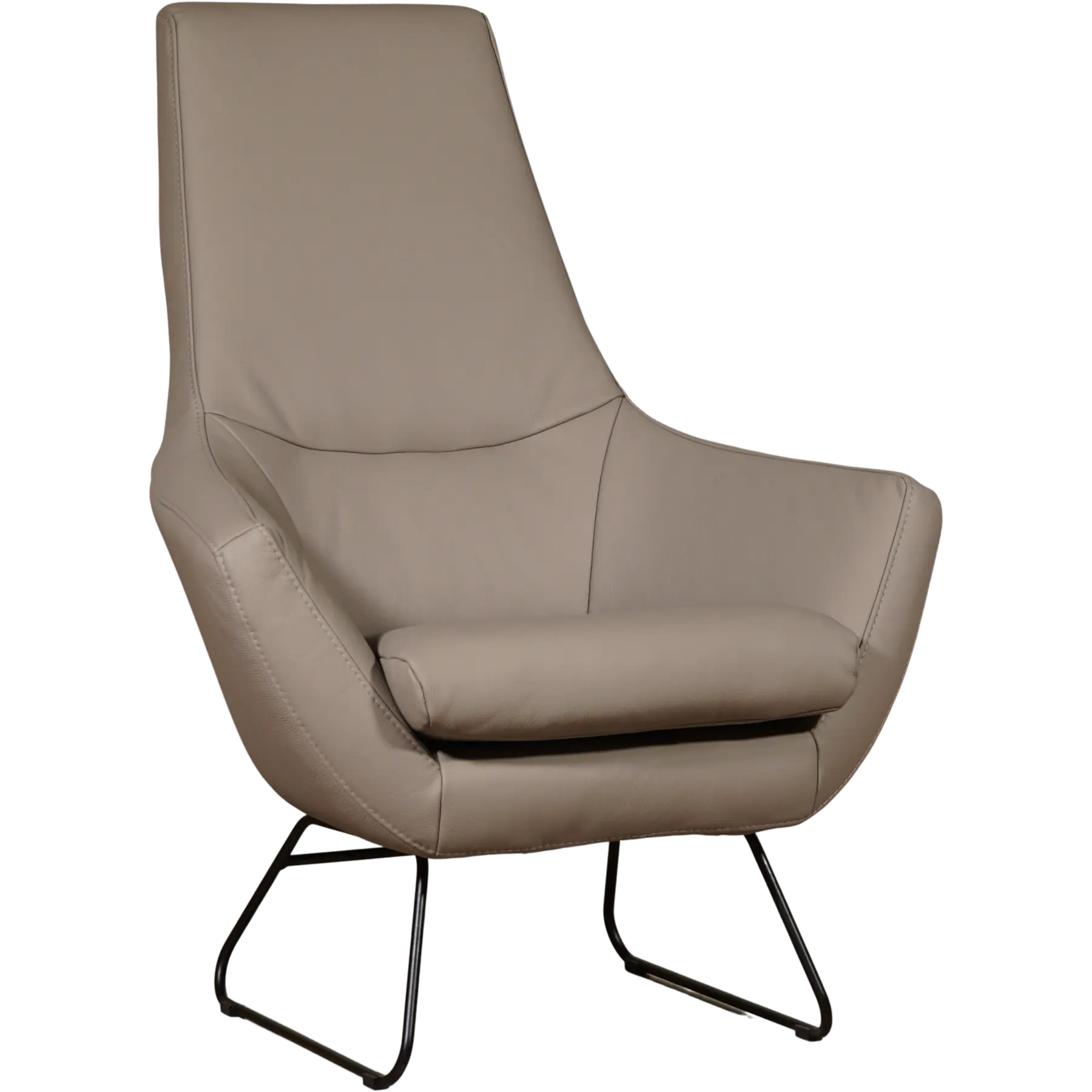 afbeelding van Leren fauteuil Trust