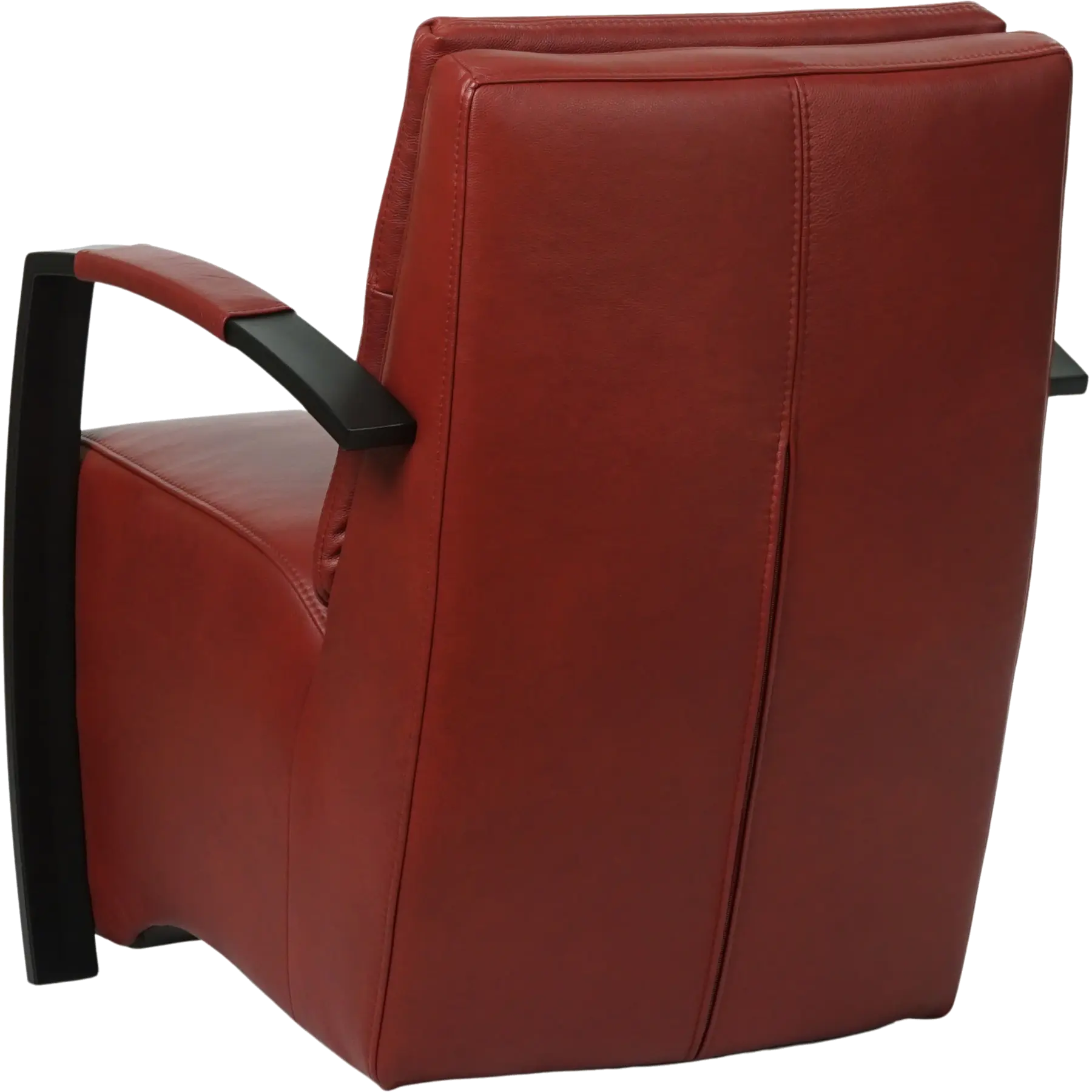 afbeelding van Set van 2 Leren fauteuils Arrival - Granada Rouge (rood)