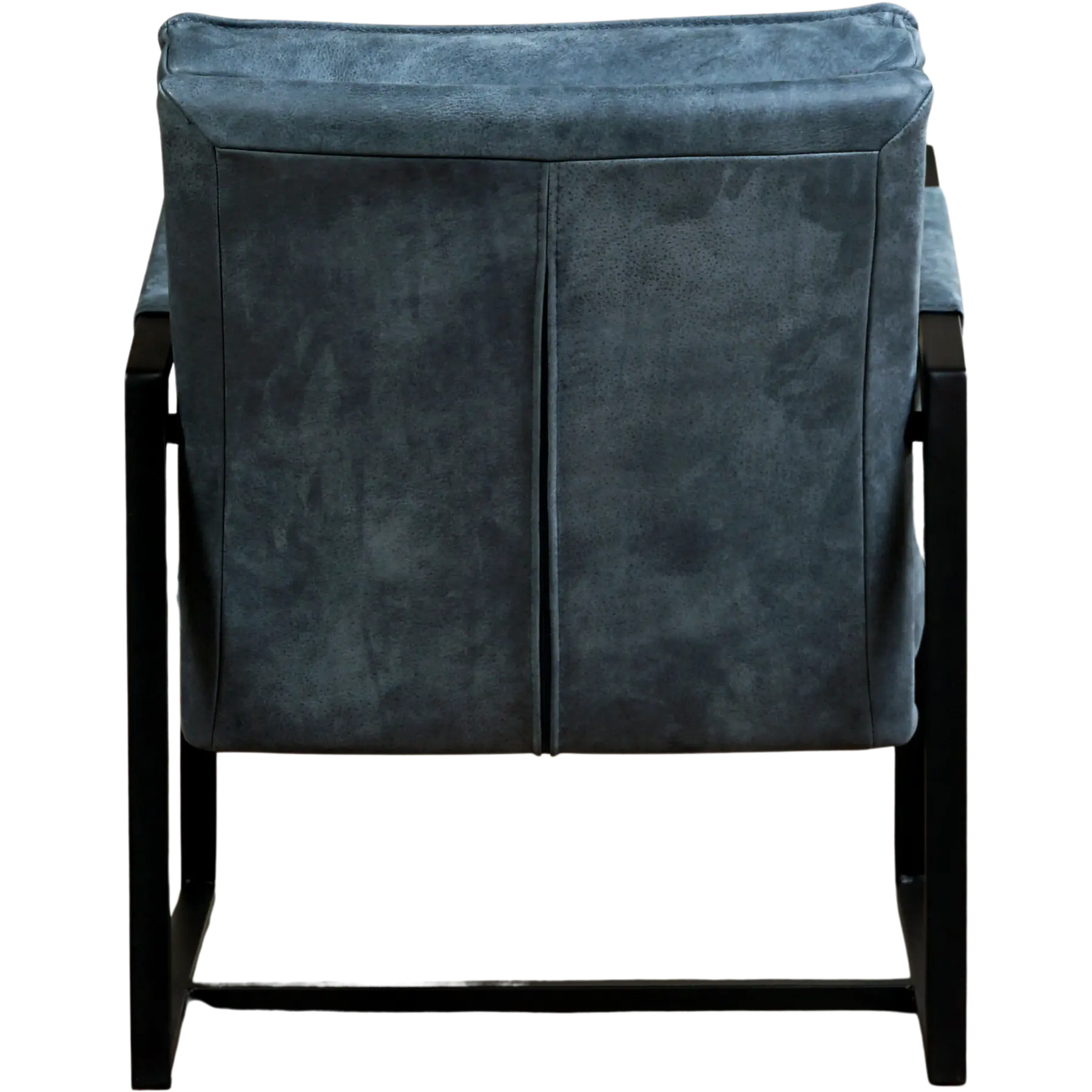 afbeelding van Set van 2 Leren fauteuils Secret - Kenia Denim (blauw)