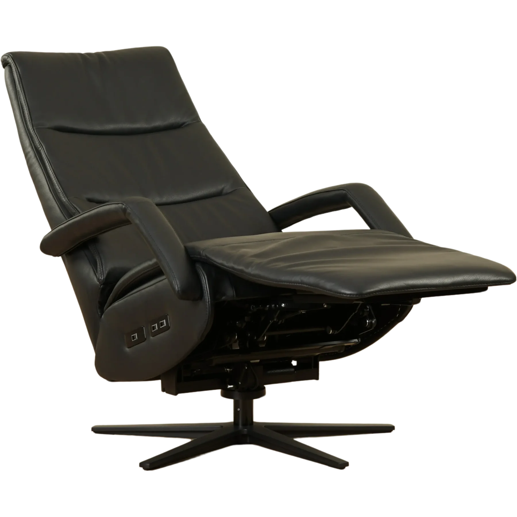 afbeelding van Leren elektrisch relaxfauteuil Calm