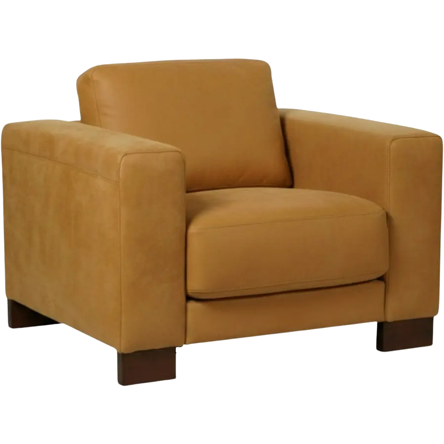 afbeelding van Leren fauteuil Clear