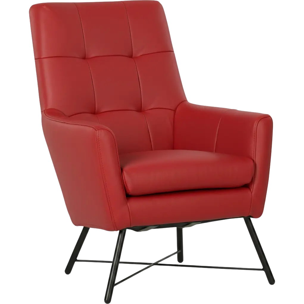 afbeelding van Leren fauteuil Proud - Toledo Ducati (rood)