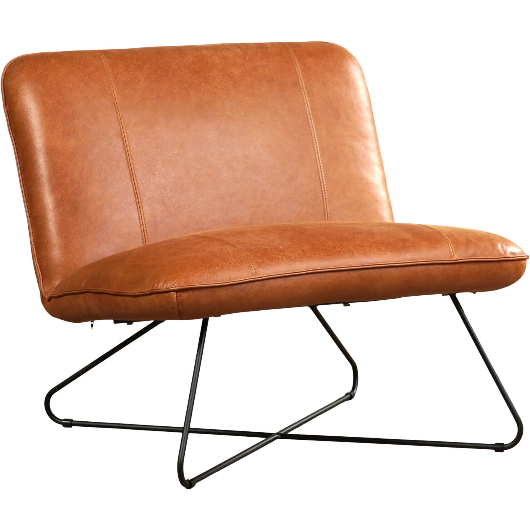 afbeelding van Smile - Vintage leer Cognac